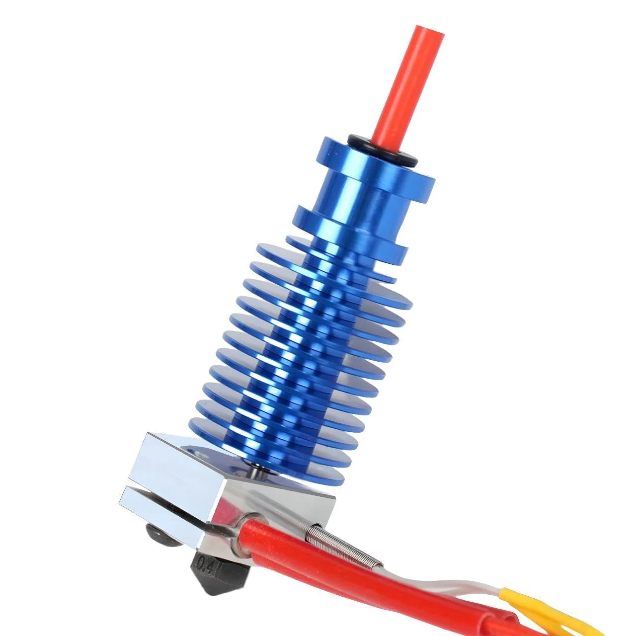 کیت ارتقاء هات‌اند 24 ولت 40 وات Prusa i3 MK3S+ برای پرینتر سه بعدی Prusa i3 MK3, MK3S, MK3S+، قطعات جایگزین هات‌اند V6، گلوگاه حرارتی فلزی V6، نازل فولادی سخت‌کاری شده V6 0.4 میلی‌متری، بلوک آلومینیومی گرمکن.