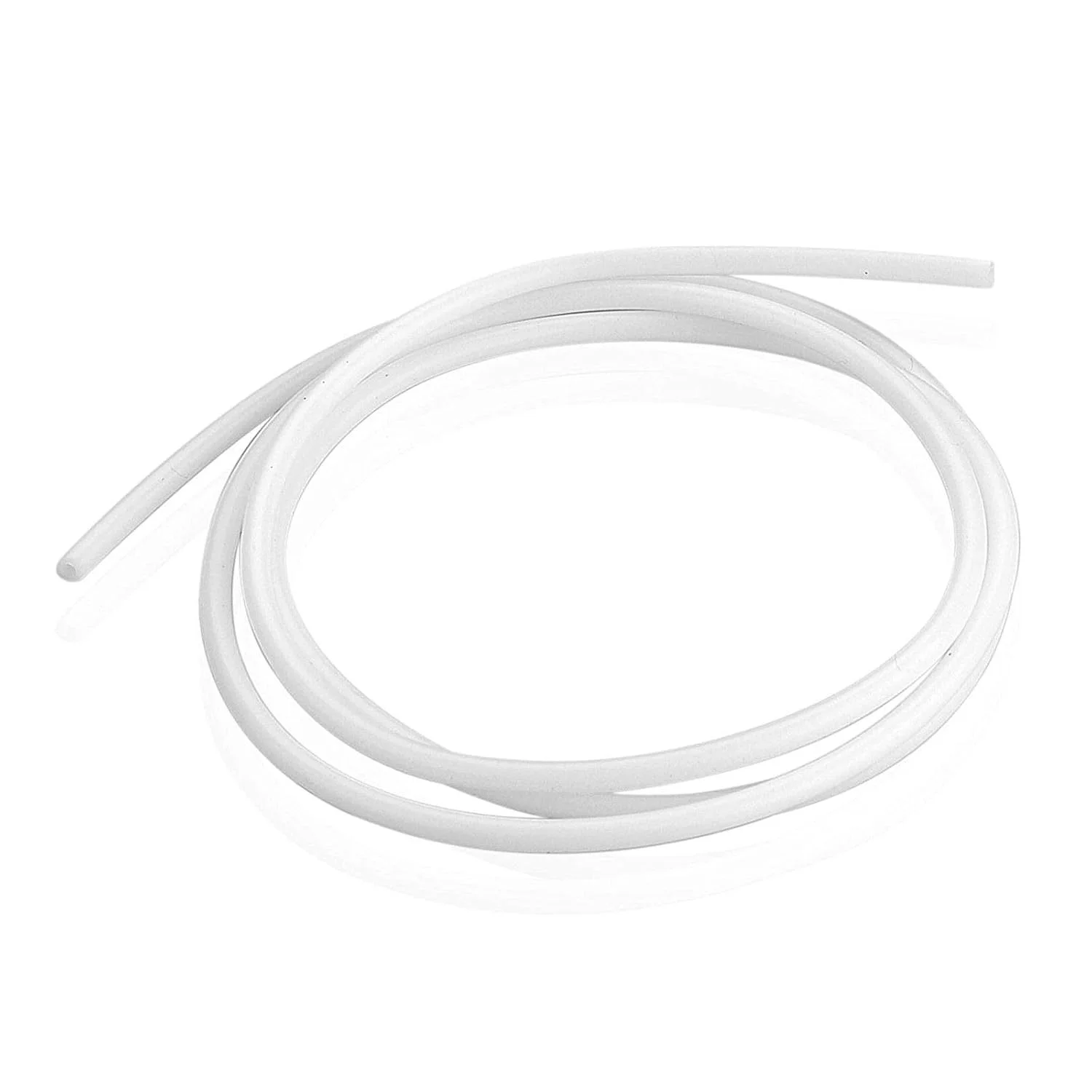 لوله تفلون باودن PTFE برای فیلامنت 1.75 میلی متری (شناسه 2.0 میلی متر / OD 4.0 میلی متر) 2.0 متر - لوله اتصال سفید برای چاپگر سه بعدی