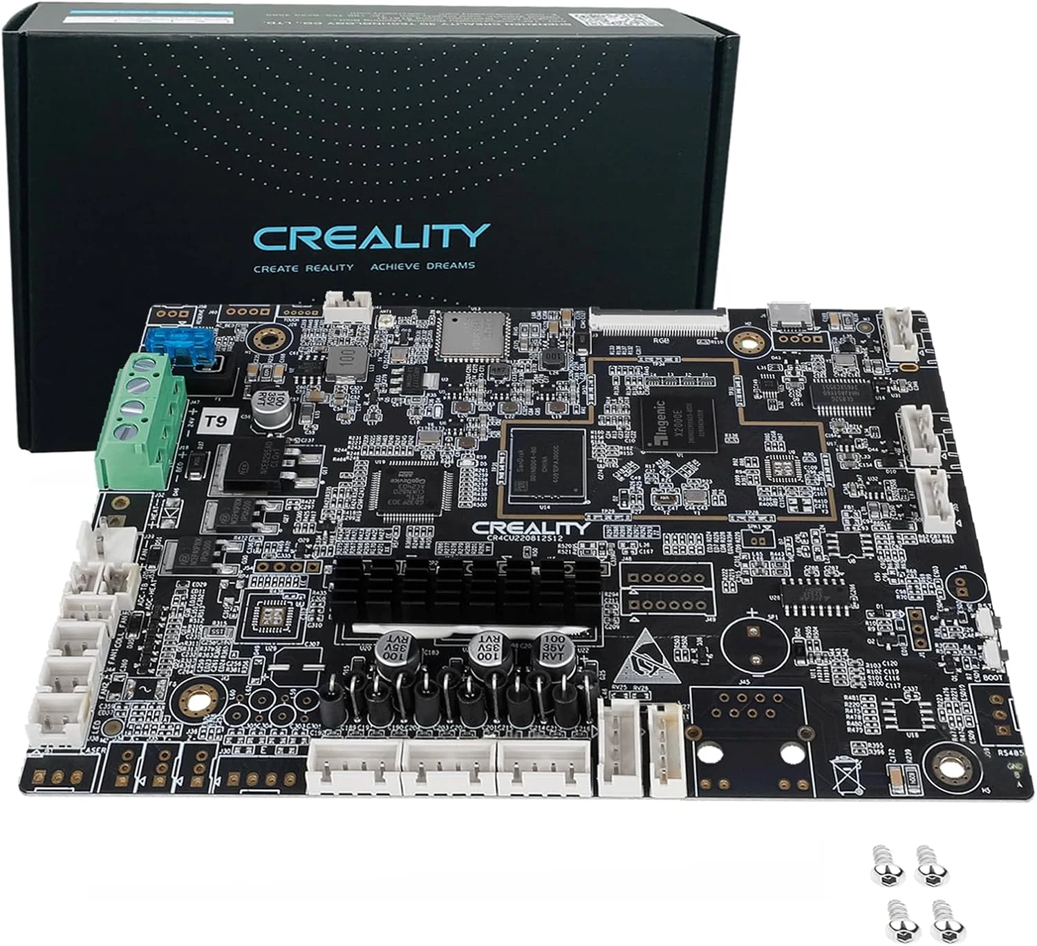 برد اصلی سایلنت رسمی Creality K1 SE، مادربرد K1 SE مدل CR4CU220812S12، 32 بیتی TMC2209_X2000E، جایگزین اصلی برای پرینتر سه بعدی K1 SE