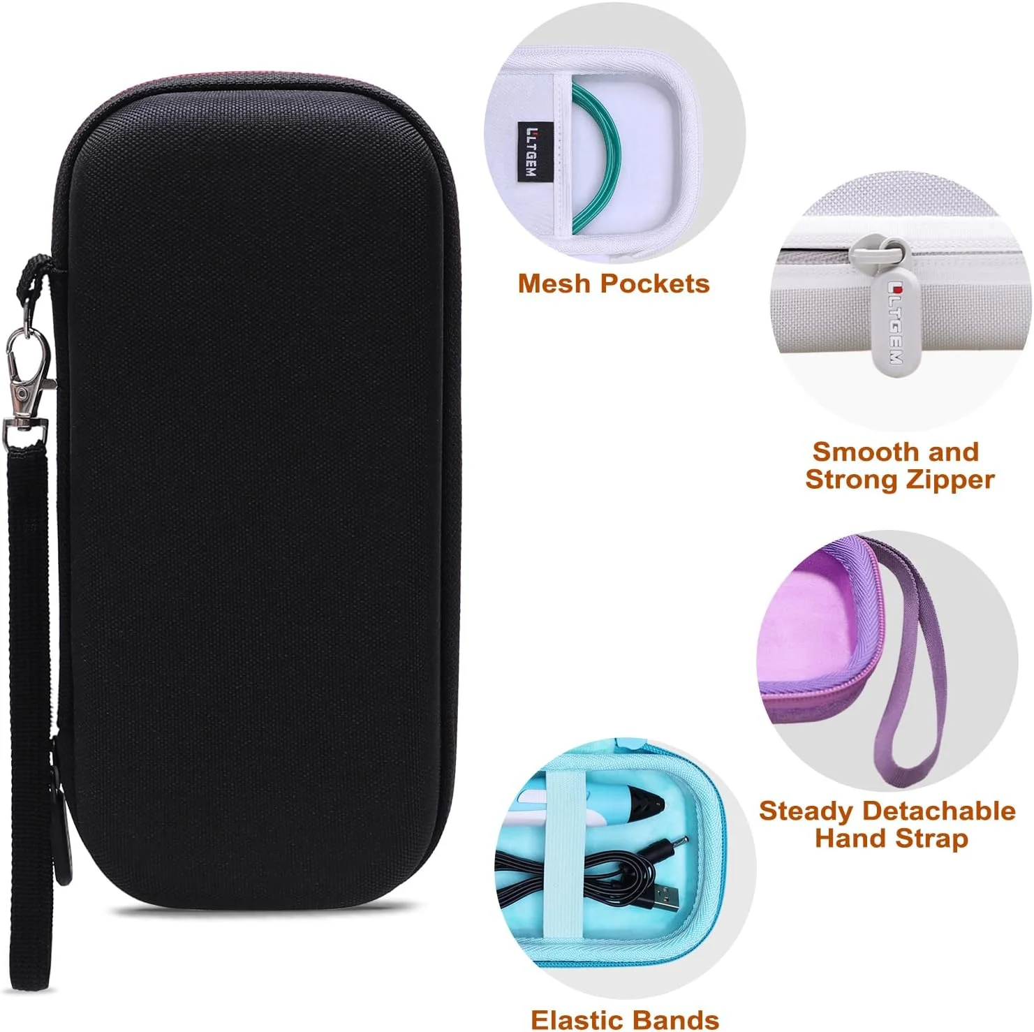 کیف حمل قلم چاپ سه بعدی سازگار با SCRIB3D P1 / SCRIB3D Advanced، کابل شارژ، دوشاخه و فیلامنت، آبی (فقط کیف) کیف حمل قلم چاپ سه بعدی سازگار با SCRIB3D P1 / SCRIB3D Advanced، کابل شارژ، دوشاخه و فیلامنت، آبی (فقط کیف)