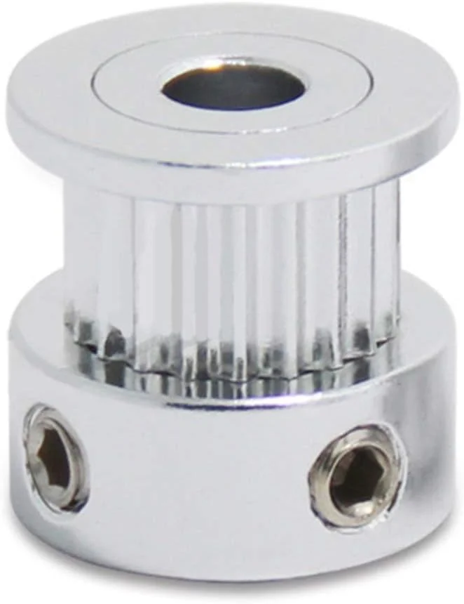 چرخ دنده تایمینگ آلومینیومی GT2 جینچائو، 16 دندانه و 20 دندانه، سوراخ 5mm و 8mm، چرخ های همزمان، قطعه دنده برای عرض 6mm، قطعات پرینتر سه بعدی با دقت موقعیت یابی