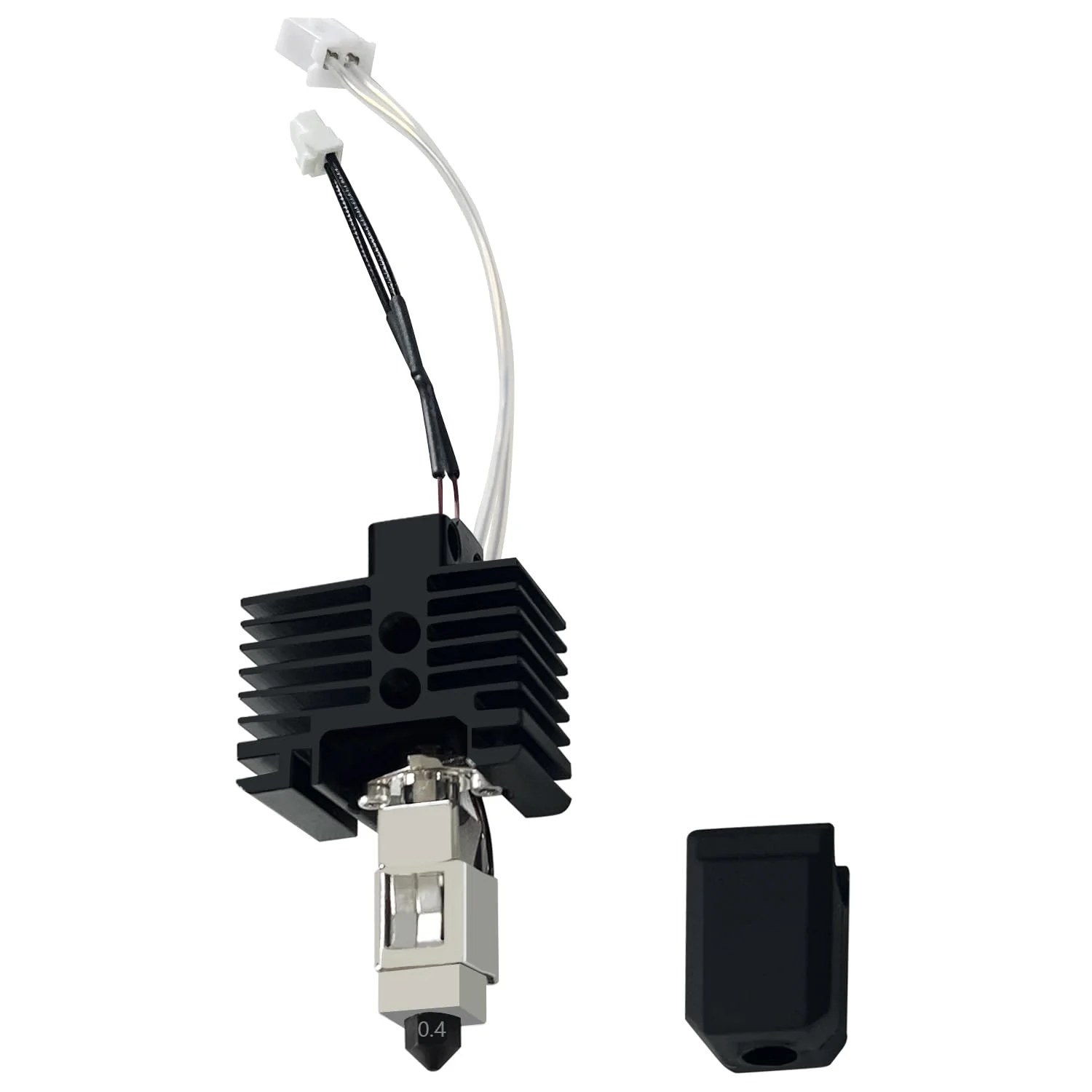 کیت اکسترودر هات‌اند سرامیکی 0.4 میلی‌متری مونتاژ شده برای پرینتر سه بعدی Bambu Lab X1/X1-Carbon/X1E - جایگزینی هات‌اند با نازل 0.4 میلی‌متری، ترمیستور، کارتریج گرمکن، هیت سینک، هیت بریک