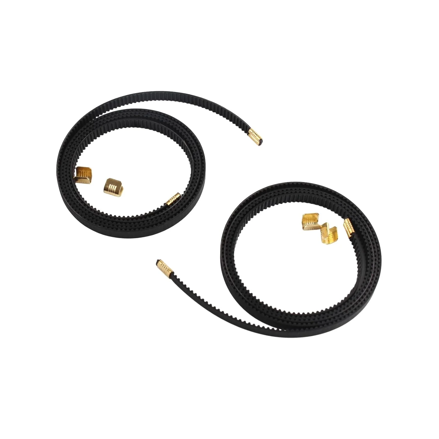 FYSETC ست تسمه XY ضد لغزش 2 عددی 2GT-6mm برای Neptune3 Plus: محور X (974mm) + محور Y (946mm) با آستین های مسی از پیش پرس شده و سگک های اضافی نصب آسان لوازم جانبی حرکتی قطعات پرینتر سه بعدی