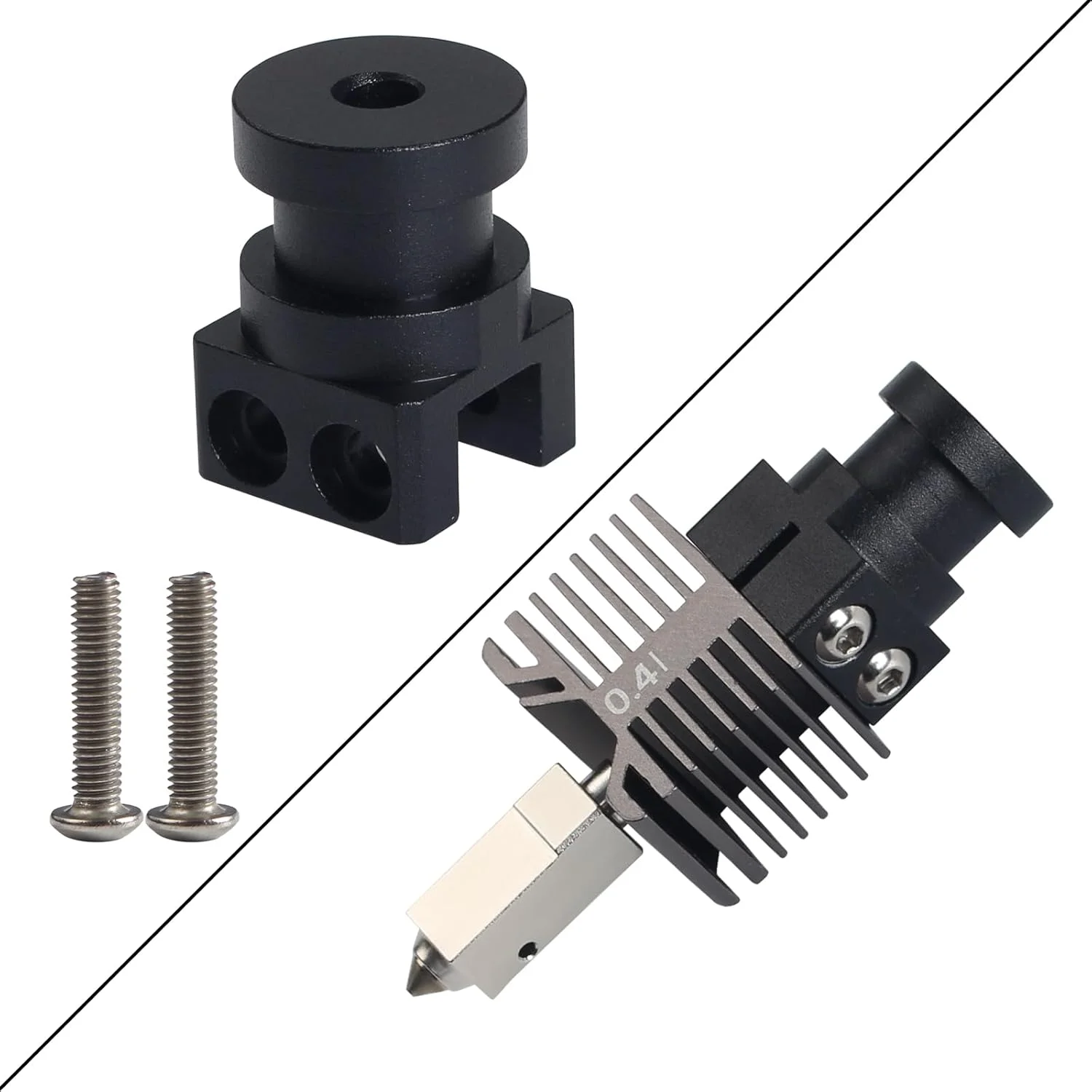 مبدل هات‌اند FYSETC برای اتصال هات‌اند V6 به Voron 2.4: کیت ابزار CNC آلیاژ آلومینیومی ارتقا یافته برای تبدیل اکسترودر هد چاپگر Vorn 2.4 R2 Triden SB Stealthburne و لوازم جانبی پرینتر سه بعدی