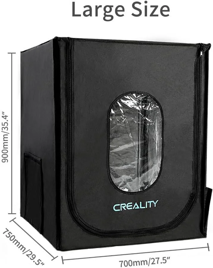 محفظه ضد حریق و ضد گرد و غبار پرینتر سه بعدی Creality، پوشش محافظ دمای ثابت برای Ender5/5 pro/5 Plus، CR-10/10S/10S PRO/10MINI، CR-X/CR-20/20PRO - بزرگ