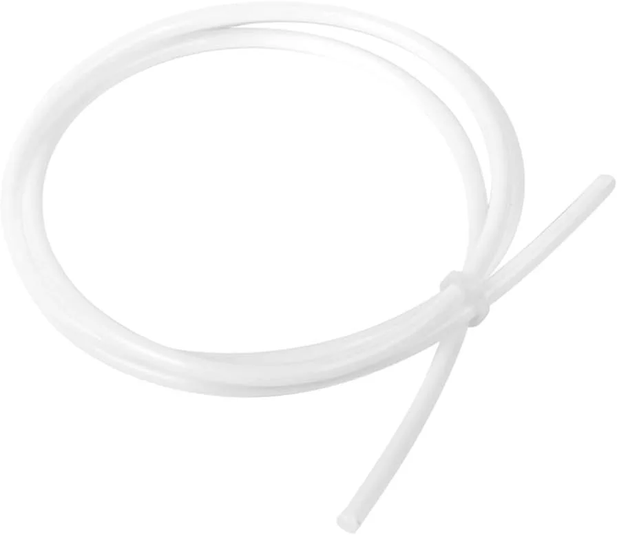 لوله تفلون PTFE فیلرز، قطر داخلی 2 میلی متر در قطر خارجی 4 میلی متر، لوله تفلون اتصال سفید برای فیلامنت 1.75 میلی متر برای پرینتر سه بعدی Bowden، 1 متر