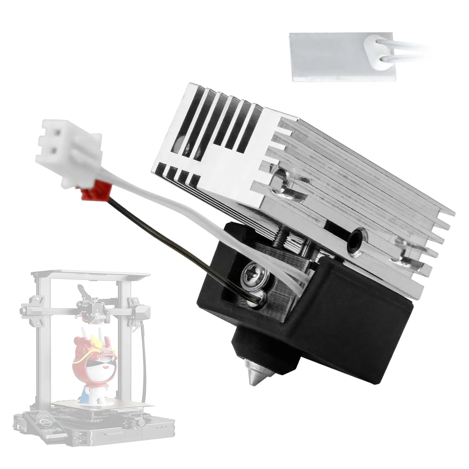 کیت بلوک گرمکن اکسترودر Sprite برای پرینترهای سه بعدی Creality Ender-3 S1/Ender-3 S1 Pro/Ender-3 S1 Plus/CR-10 Smart Pro/Sermoon V1، قطعات جایگزین بلوک گرمکن