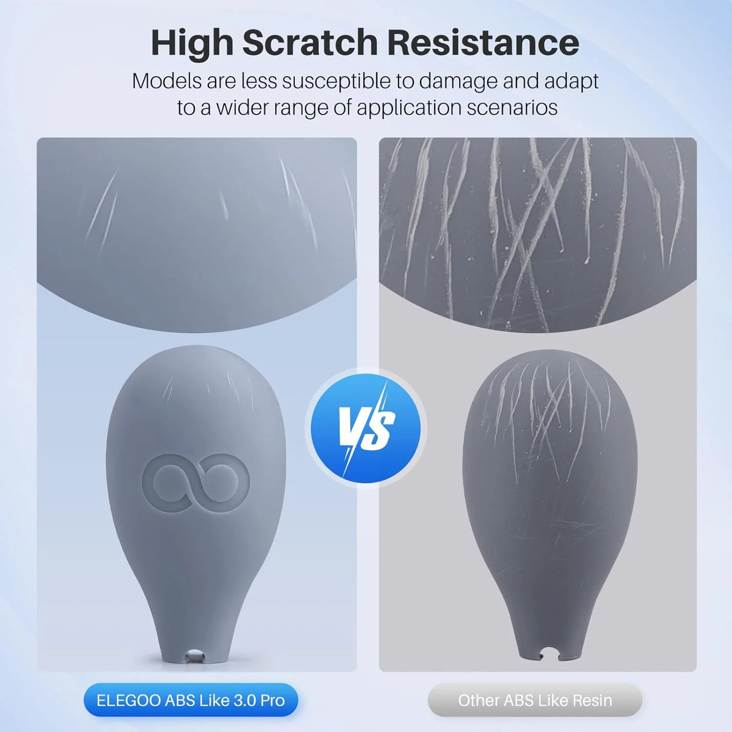 رزین ELEGOO ABS-Like 3.0 Pro، رزین فوتوپلیمری چاپ سه بعدی با مقاومت بالاتر در برابر خراش، رزین UV 405 نانومتری برای پرینترهای MSLA/DLP/LCD، پخت سریع، دقت بالا، غیر شکننده، سبز شفاف 1000 گرمی رزین ELEGOO ABS-Like 3.0 Pro، رزین فوتوپلیمری چاپ سه بعدی با مقاومت بالاتر در برابر خراش، رزین UV 405 نانومتری برای پرینترهای MSLA/DLP/LCD، پخت سریع، دقت بالا، غیر شکننده، سبز شفاف 1000 گرمی