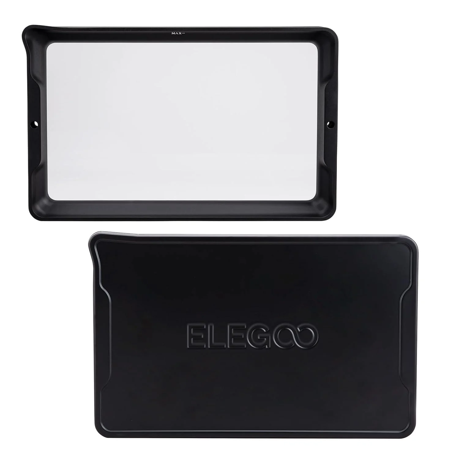 مخزن رزین فلزی ELEGOO، دارای لایه رهاسازی PFA از پیش نصب شده، به همراه 3 آچار آلن، تشت رزین برای پرینتر سه بعدی LCD ELEGOO Jupiter SE، ابعاد 372.8 * 234.3 * 35 میلی متر