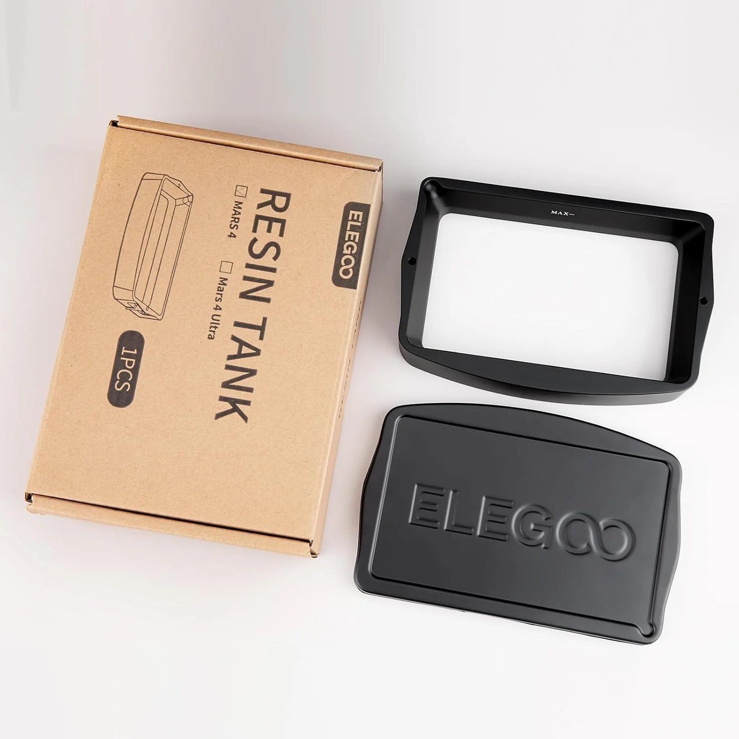 مخزن رزین فلزی ELEGOO برای پرینتر سه بعدی LCD مارس 4، فیلم رهاسازی FEP از پیش نصب شده، همراه با آچار آلن، تشت رزین مارس 4 مخزن رزین فلزی ELEGOO برای پرینتر سه بعدی LCD مارس 4، فیلم رهاسازی FEP از پیش نصب شده، همراه با آچار آلن، تشت رزین مارس 4