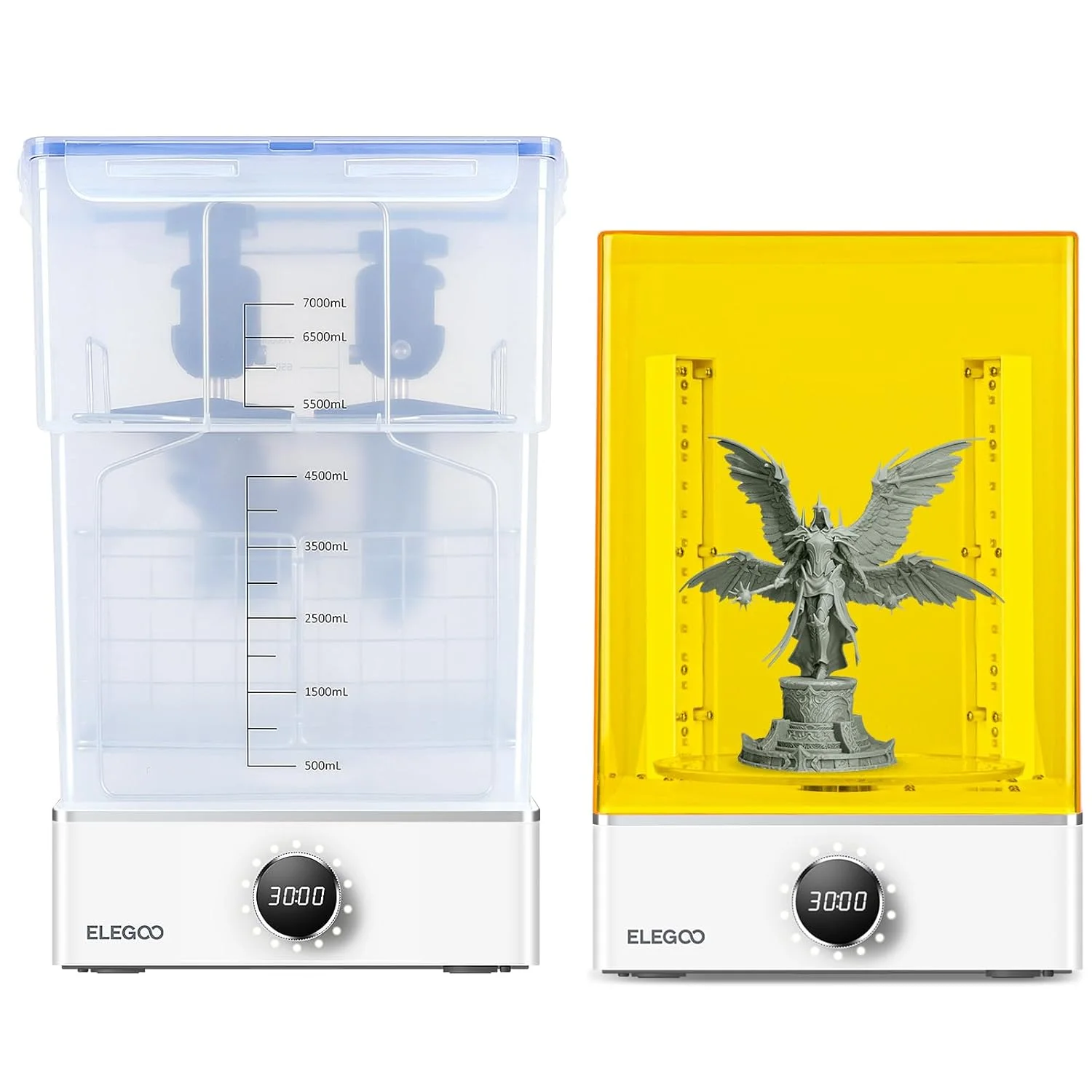 مجموعه شستشو و خشک کن ELEGOO Mercury X به همراه مینی هیتر ELEGOO برای پرینتر سه بعدی رزینی