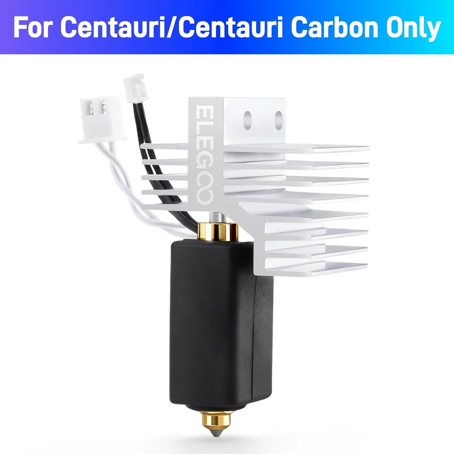 کیت هات‌اند اکسترودر 0.4 میلی‌متری ELEGOO برای Centauri Carbon، نازل فولاد سخت شده برنجی مونتاژ شده، لوازم جانبی رسمی پرینتر سه بعدی ELEGOO