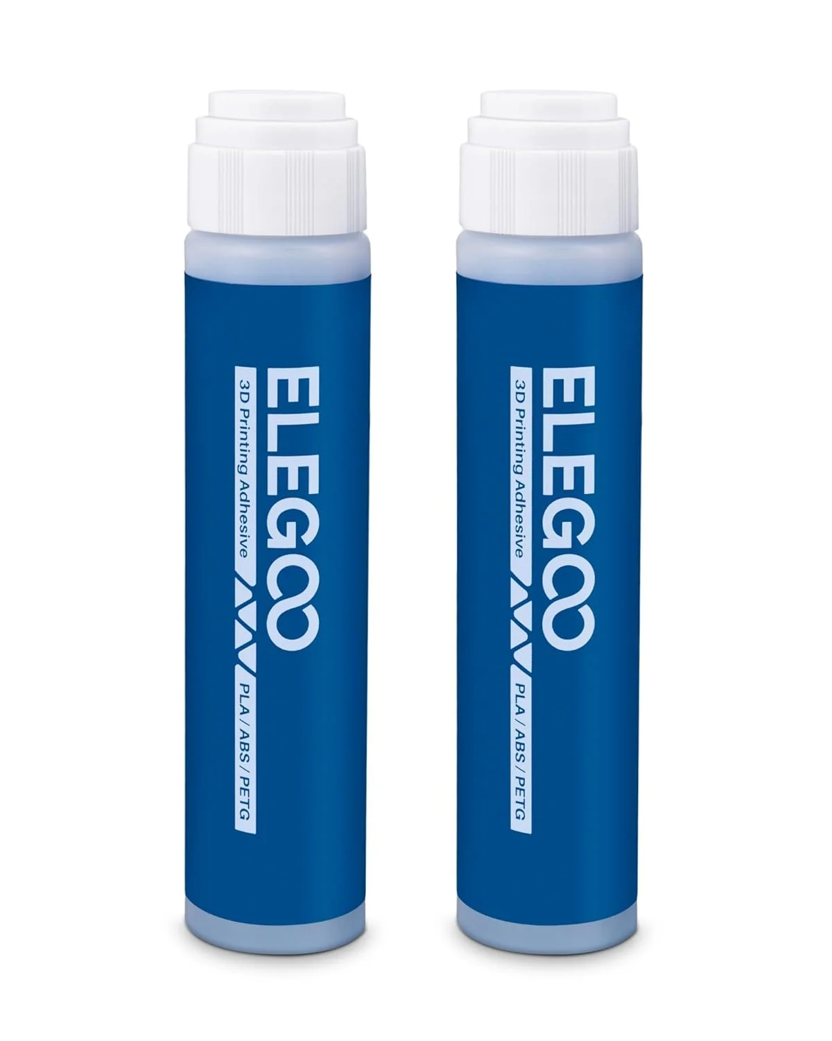 چسب چسبنده پرینتر سه بعدی ELEGOO، کاهش تاب برداشتن برای فیلامنت های ABS/PLA/PETG/TPU روی صفحات ساخت PEI/PEO/PET و آلومینیومی، لوازم جانبی چاپ سه بعدی با چسبندگی قوی (60 میلی لیتر x 2)