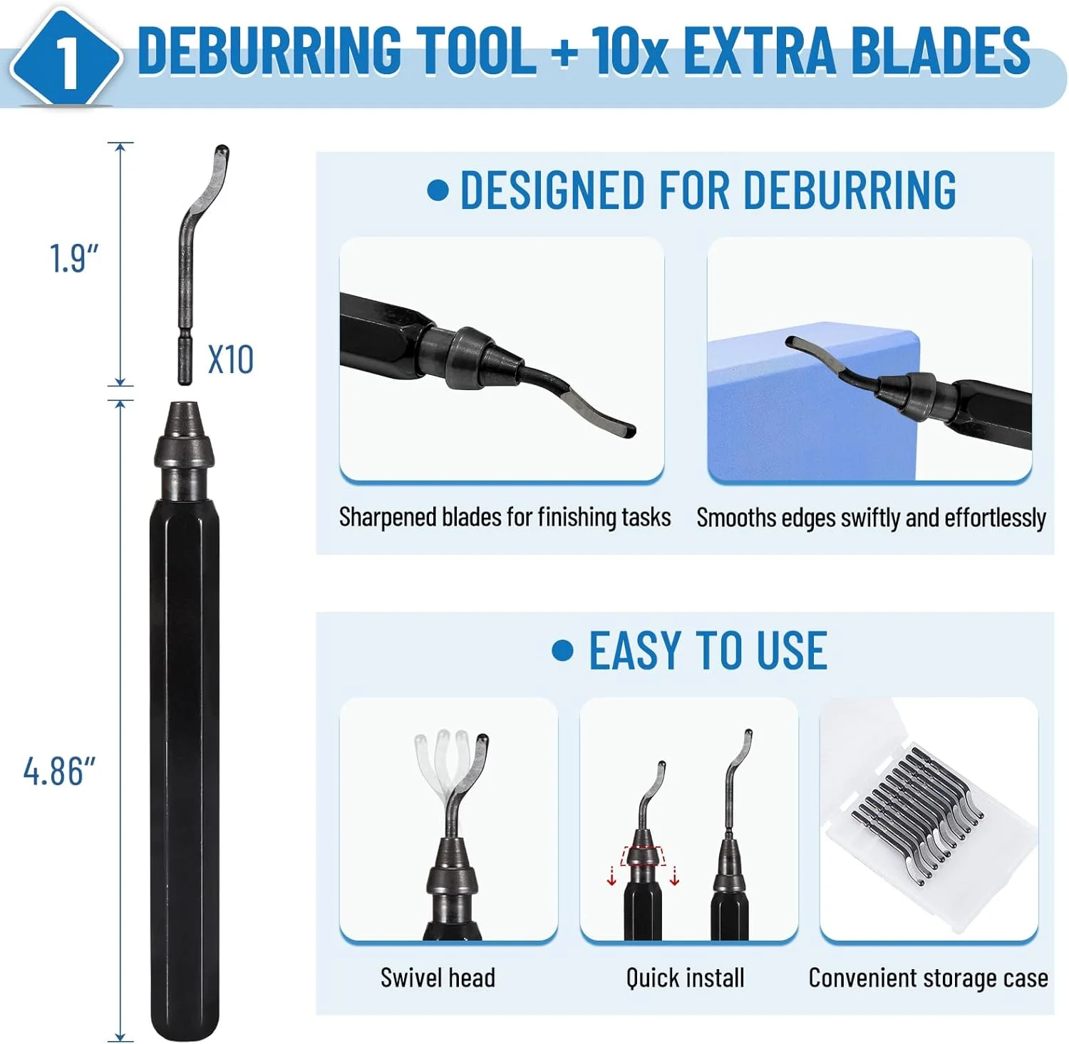 مجموعه ابزار چاپگر سه بعدی 55 تکه، لوازم جانبی چاپ سه بعدی با ابزار پلیسه برداری، کولیس دیجیتال، چاقوی حکاکی، مته فلزی، کیت تمیز کننده نازل، کیف نگهداری برای برداشتن و پرداخت چاپ سه بعدی