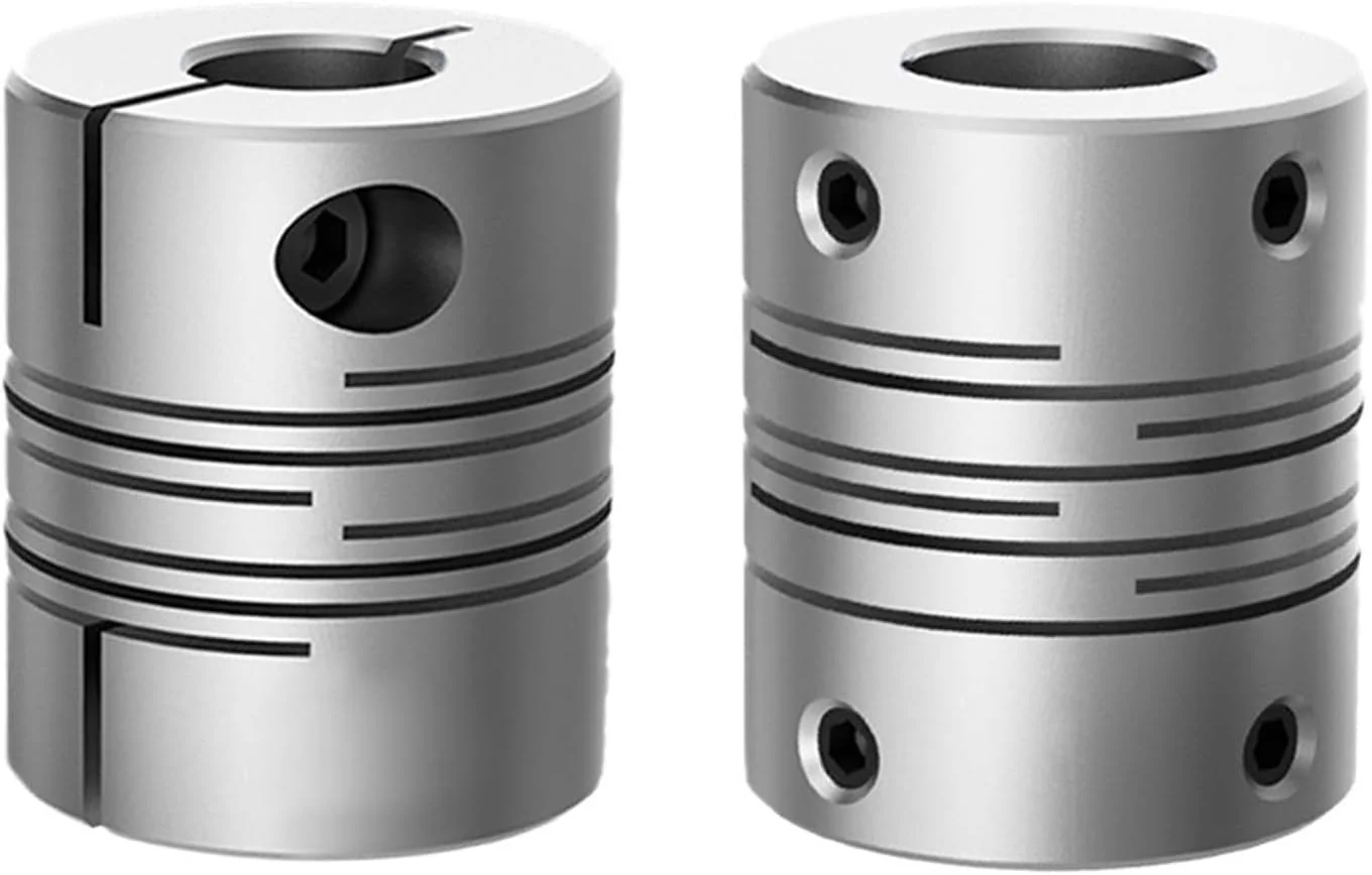 کوپلینگ خطی موازی LT D40L45 اتصال شفت انعطاف پذیر موتور آلیاژ آلومینیوم انکودر اتصال پرینتر سه بعدی Groove Cardan (LT-B-D40L45 21X21)