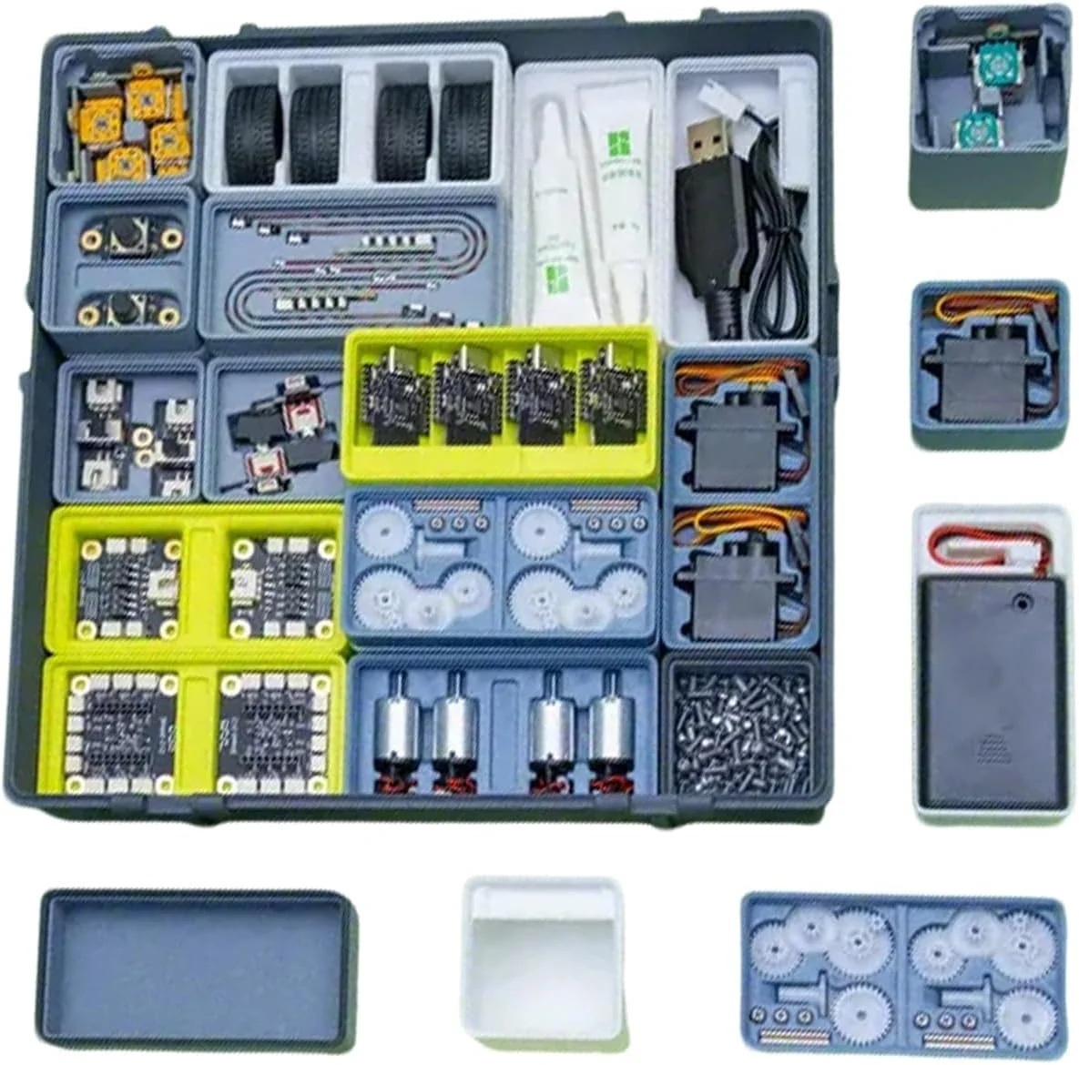 کیت سخت افزاری نهایی سایبربریک - قطعات توسعه ZK003 برای پروژه های پرینتر سه بعدی Bambu Lab، پرینت سه بعدی DIY کیت سخت افزاری نهایی سایبربریک - قطعات توسعه ZK003 برای پروژه های پرینتر سه بعدی Bambu Lab، پرینت سه بعدی DIY