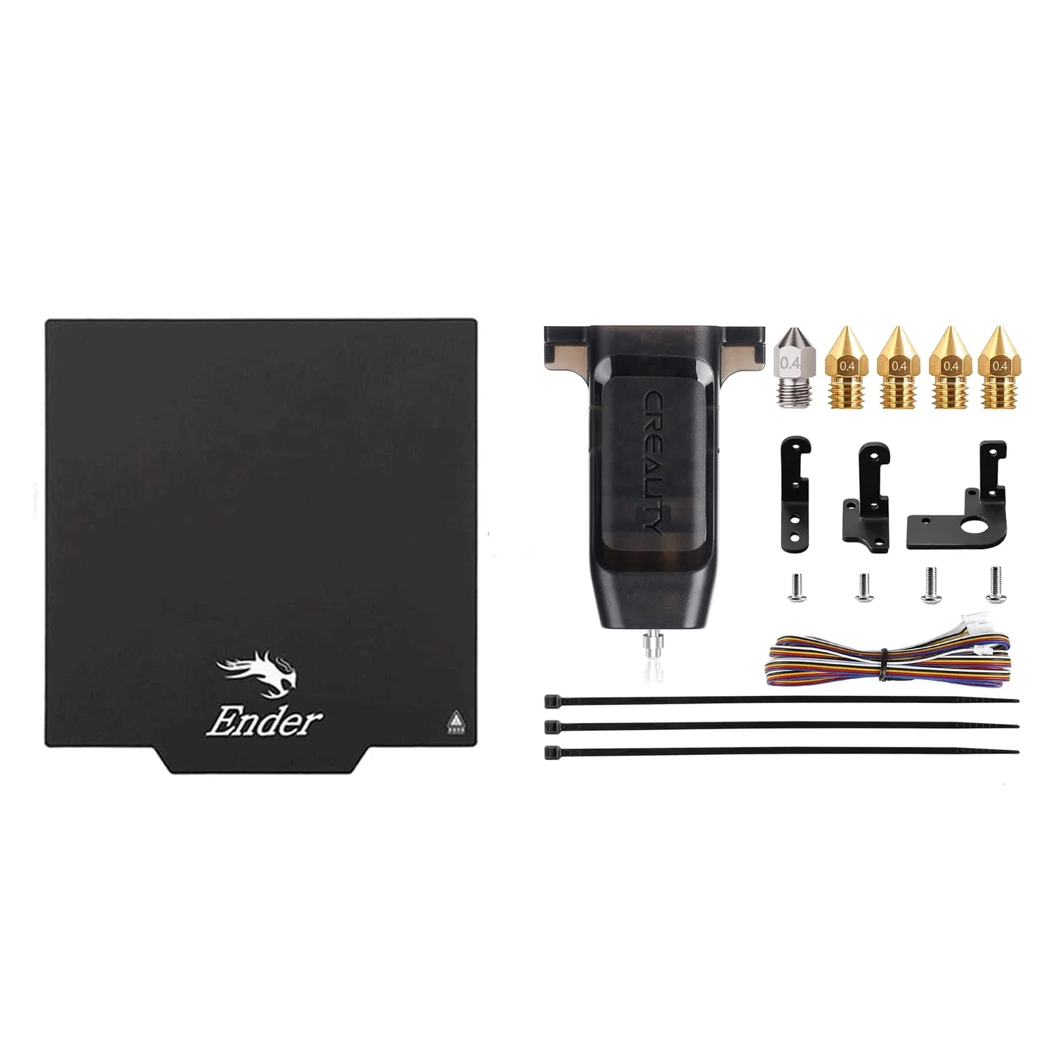 صفحه ساخت مغناطیسی جداشدنی پرینتر سه بعدی کروآلیتی اورجینال Comgrow 235x235mm و کیت سنسور تراز خودکار بستر CR Touch رسمی کروآلیتی