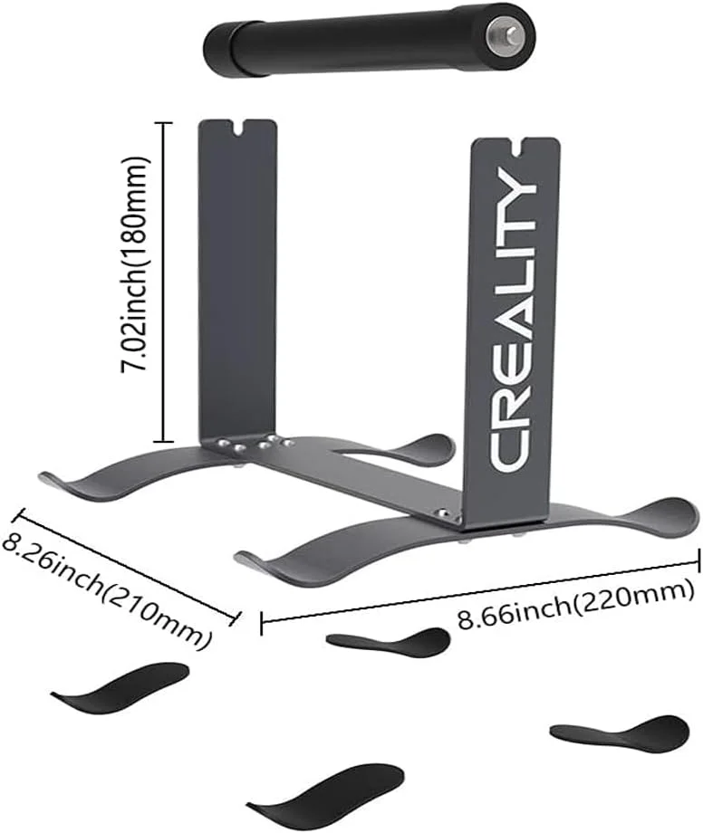 نگهدارنده قرقره چند کیلوگرمی فلزی برای مواد چاپ سه بعدی PLA/ABS/TPU و سایر مواد نگهدارنده قرقره چند کیلوگرمی فلزی برای مواد چاپ سه بعدی PLA/ABS/TPU و سایر مواد