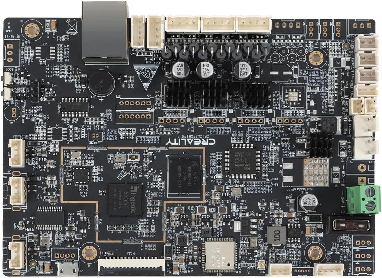 برد اصلی سایلنت پرینتر سه بعدی Creality K1 Max، کیت برد اصلی بی صدا مدل CR4CU220812S12_32_TMC2209_X2000E
