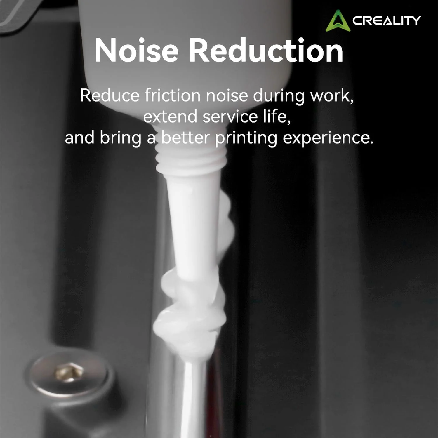 گریس روان کننده کرالیتی برای قطعات پرینتر سه بعدی، بدون بو و غیر سمی، کاهش دهنده صدا و روغن روان کننده برای Ender 3/Ender 5/Ender 3 V3/Ender 3 V3 SE/KE/K1/K1C/K1 Max (بسته 2 عددی)