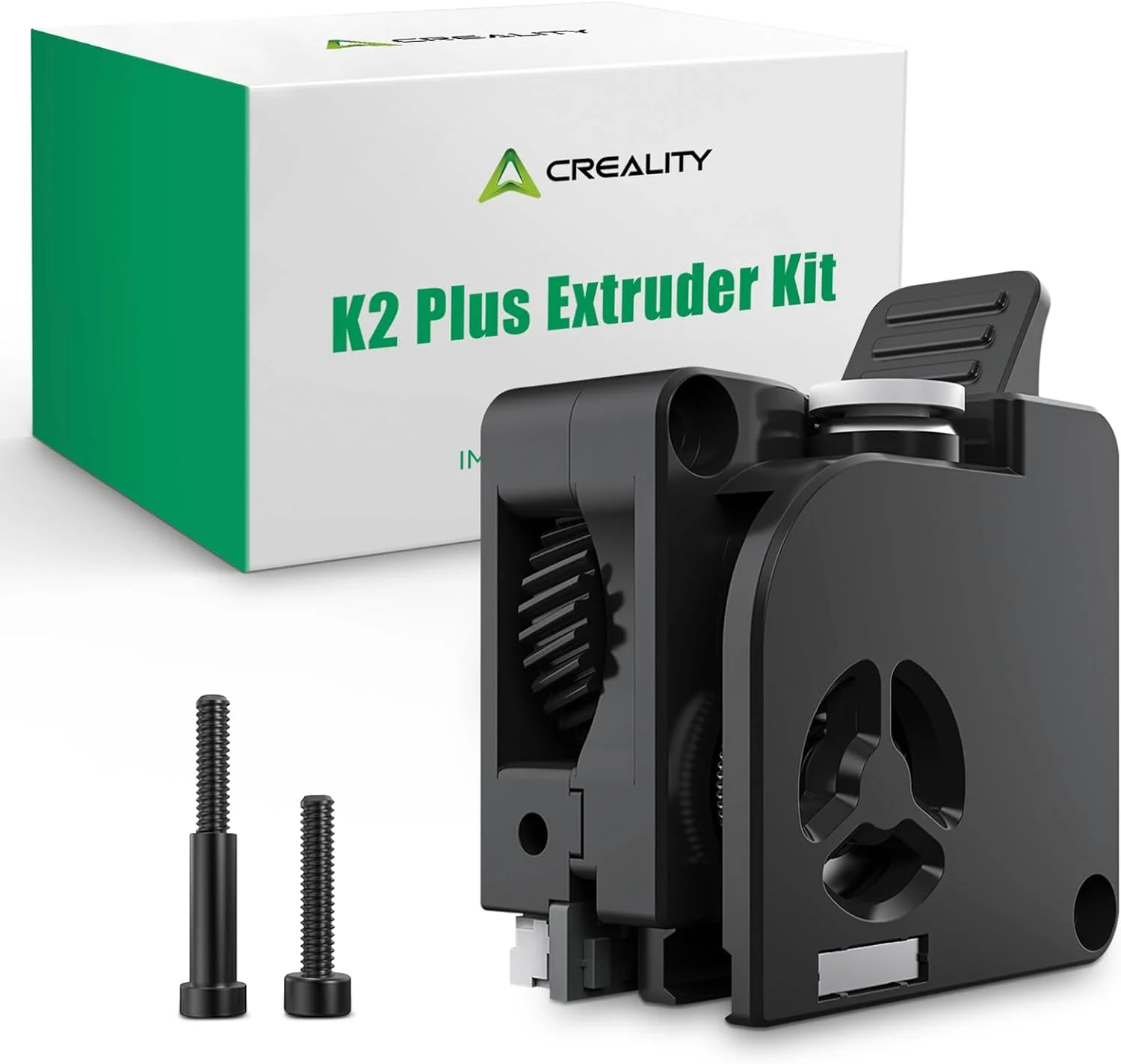 کیت اکسترودر Creality K2 Plus، کیت اکستروژن مستقیم رسمی (بدون برش)، درایو دنده ای دوگانه، نسبت 6.25:1، نیروی 80 نیوتن، دارای سنسور شکستن فیلامنت داخلی برای پرینتر سه بعدی Creality K2 Plus