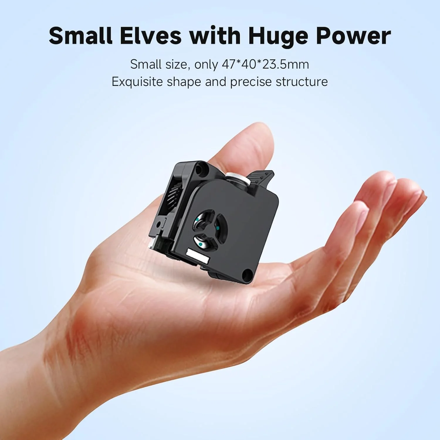 کیت اکسترودر Creality K2 Plus، کیت اکستروژن مستقیم رسمی (بدون برش)، درایو دنده ای دوگانه، نسبت 6.25:1، نیروی 80 نیوتن، دارای سنسور شکستن فیلامنت داخلی برای پرینتر سه بعدی Creality K2 Plus