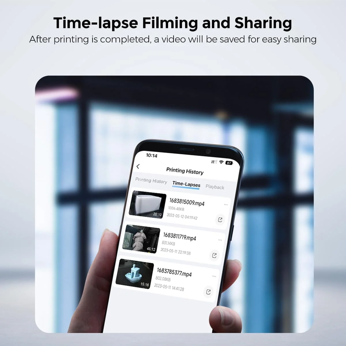 دوربین هوش مصنوعی 1080P HD کرالیتی K1 سازگار با پرینترهای سه بعدی K1، K1 SE و K1 Max - نظارت بلادرنگ بر روی تلفن شما و افزایش کارایی
