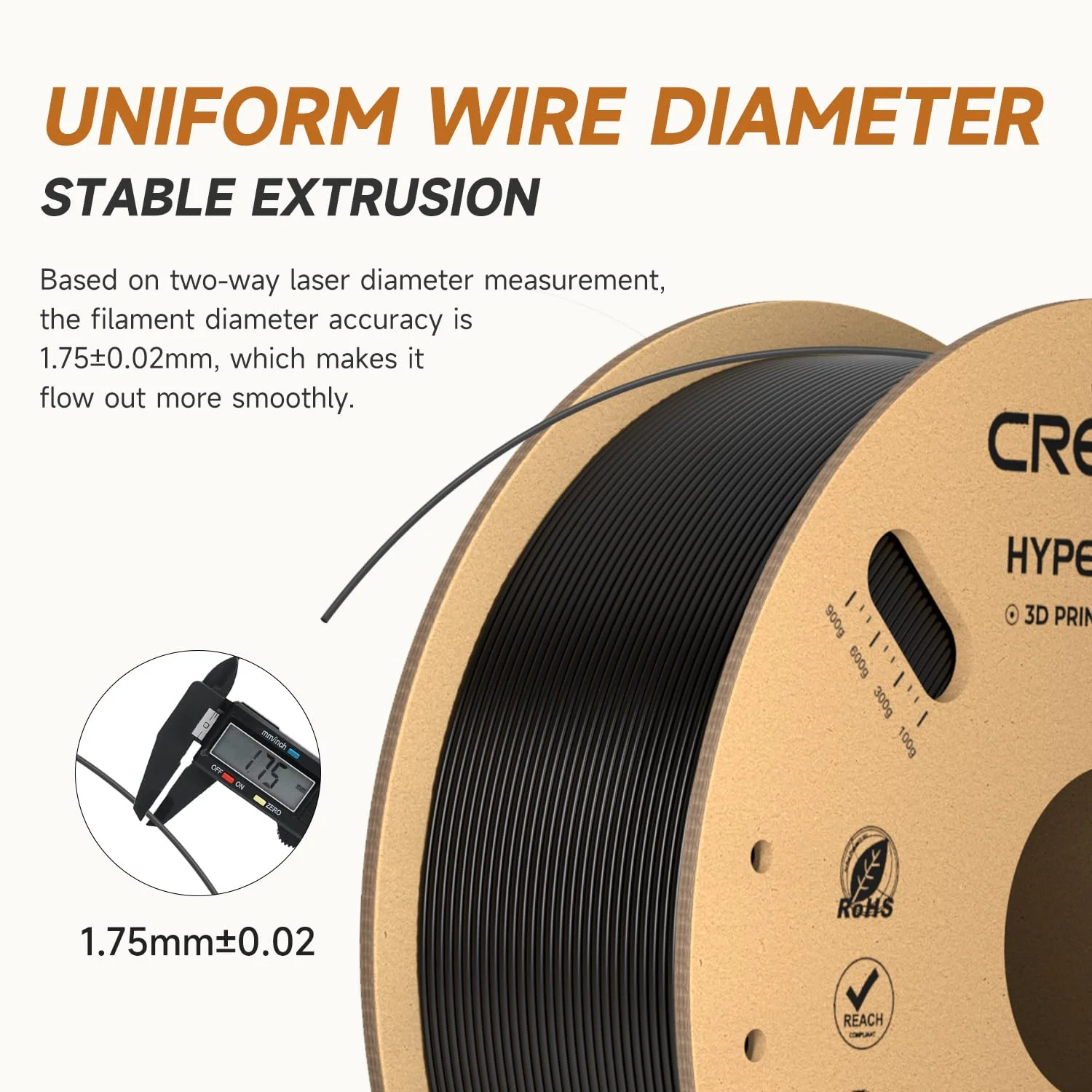 فیلامنت هایپر PLA کرالیتی 1.75 میلی متر مشکی و سفید 2 کیلوگرم و خشک کن فیلامنت CREALITY Space Pi