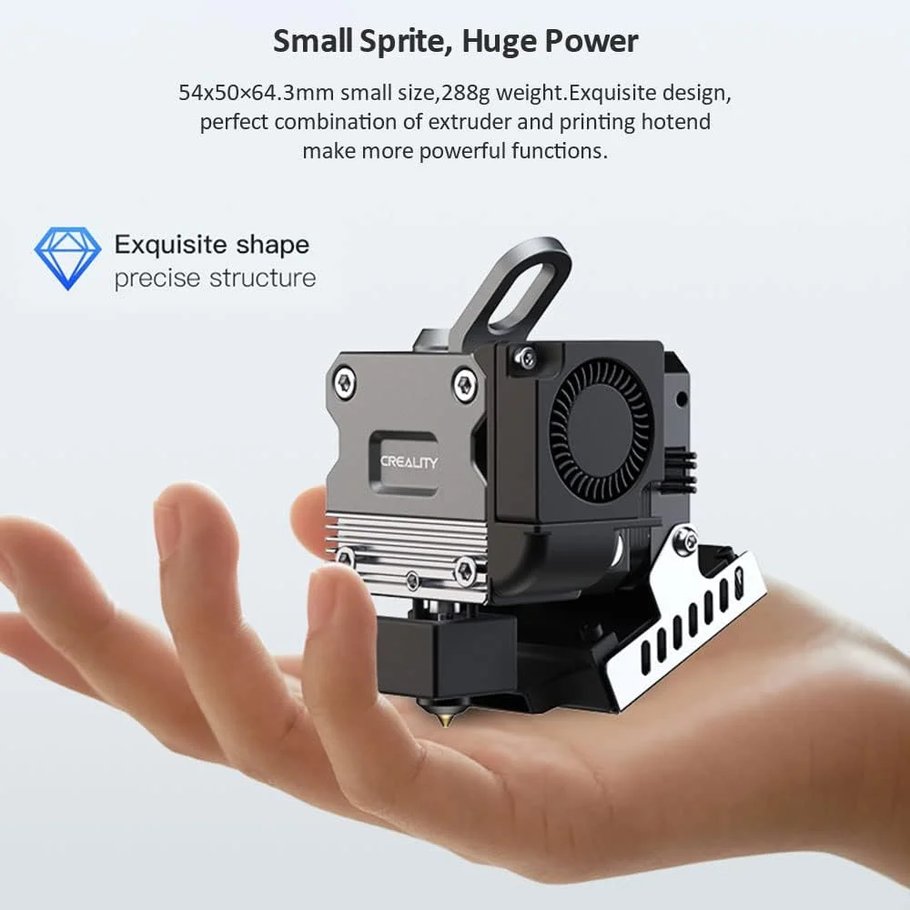 کیت ارتقاء اکسترودر اسپریت اصلی کرالیتی، اکسترودر تمام فلزی دایرکت درایو با موتور پله ای 80 نیوتن برای پرینترهای سه بعدی Ender 3 V2/Ender 3 Pro/Ender 3 S1/Ender 3 Max، پشتیبانی از چاپ با دمای بالا