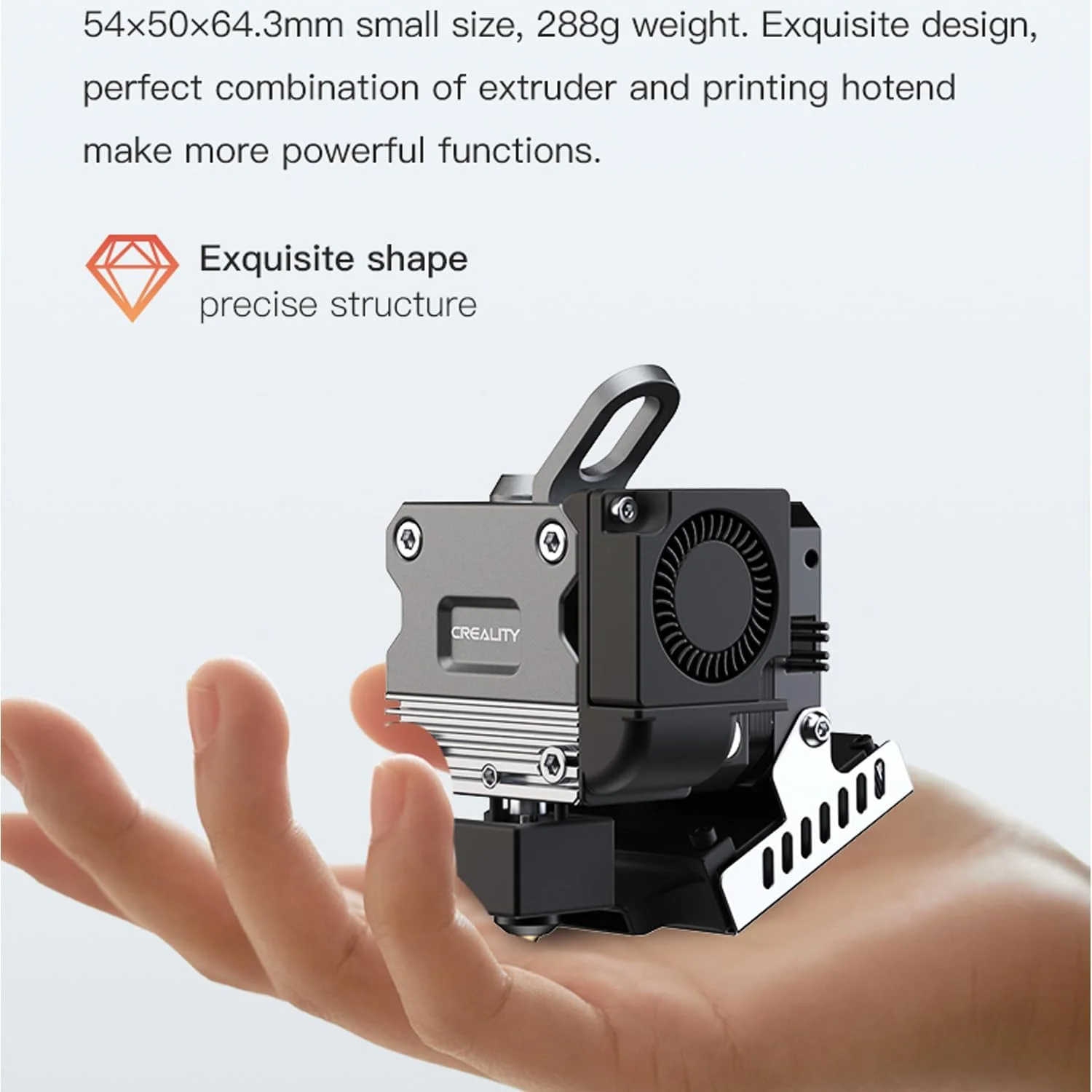 کیت اکسترودر Creality Sprite Pro، لوازم جانبی پرینتر سه بعدی، پشتیبانی از چاپ در دمای بالای 300 درجه سانتیگراد، اکسترودر تمام فلزی دایرکت درایو برای پرینترهای سه بعدی Ender 3/Ender 3 Pro/Ender 3 MAX/Ender 3 V2 کیت اکسترودر Creality Sprite Pro، لوازم جانبی پرینتر سه بعدی، پشتیبانی از چاپ در دمای بالای 300 درجه سانتیگراد، اکسترودر تمام فلزی دایرکت درایو برای پرینترهای سه بعدی Ender 3/Ender 3 Pro/Ender 3 MAX/Ender 3 V2