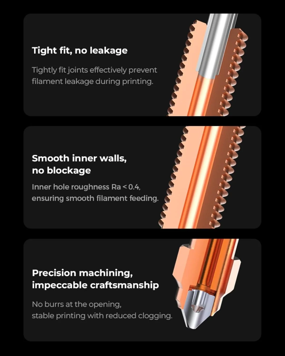 کیت هات‌اند Creality K1C، کیت بلوک حرارتی سرامیکی ارتقا یافته مقاوم در برابر درجه حرارت بالا، کیت طراحی یکپارچه تمام فلزی