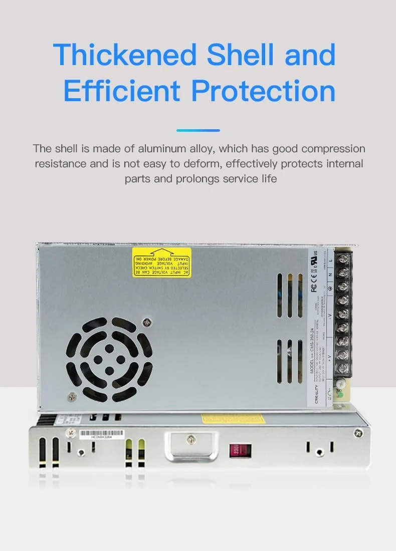 منبع تغذیه 350 واتی Creality Ender-3 V3 SE/KE، ایمن و قابل اعتماد، لوازم جانبی پرینتر سه بعدی برای Ender-3 V2/3 Max Neo/3 Neo/3 S1/3 S1 Pro/Ender-3 S1 PLUS/K1/K1 SE/CR-10 SE