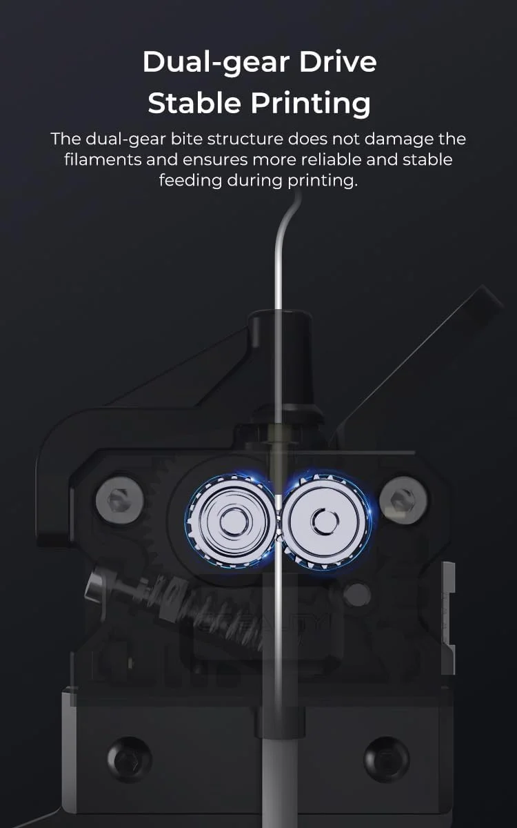 کیت اکسترودر درایو مستقیم Creality Ender-3 V3 KE، طراحی تغذیه دوگانه برای Ender-3 V3 SE/Ender-3 V3 KE/Ender-3 S1/Ender-5 S1/Sermoon V2/CR-200B Pro/Sermoon V1/V1 Pro/D3 پرینتر سه بعدی