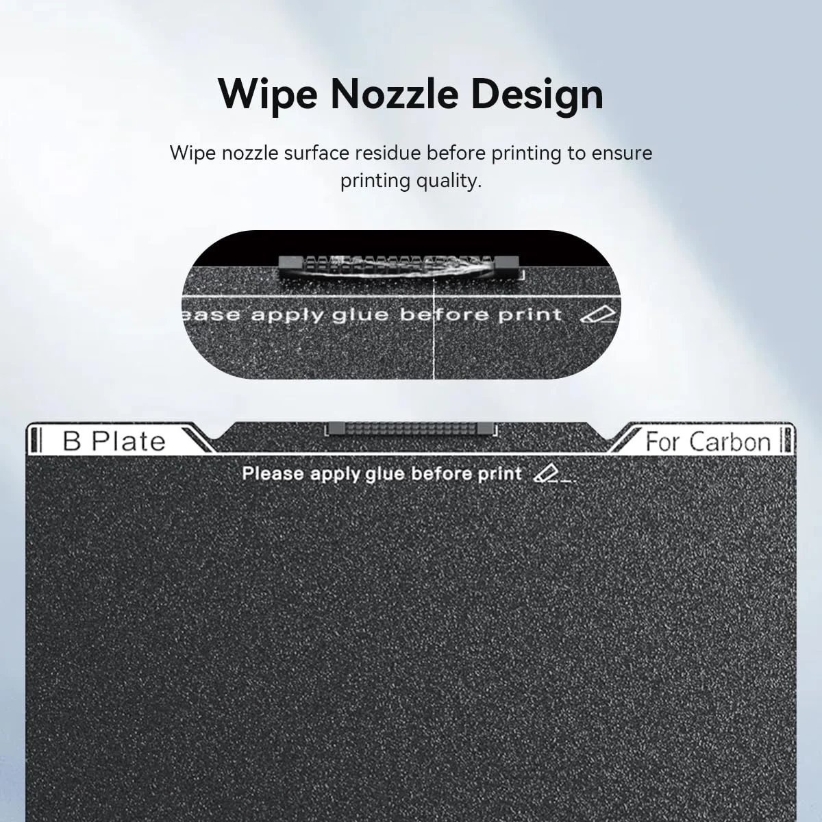 مجموعه صفحه ساخت بافت دار Creality K1C/Ender 3 V3 SE KE/K1 به همراه فیلامنت ABS کرالیتی