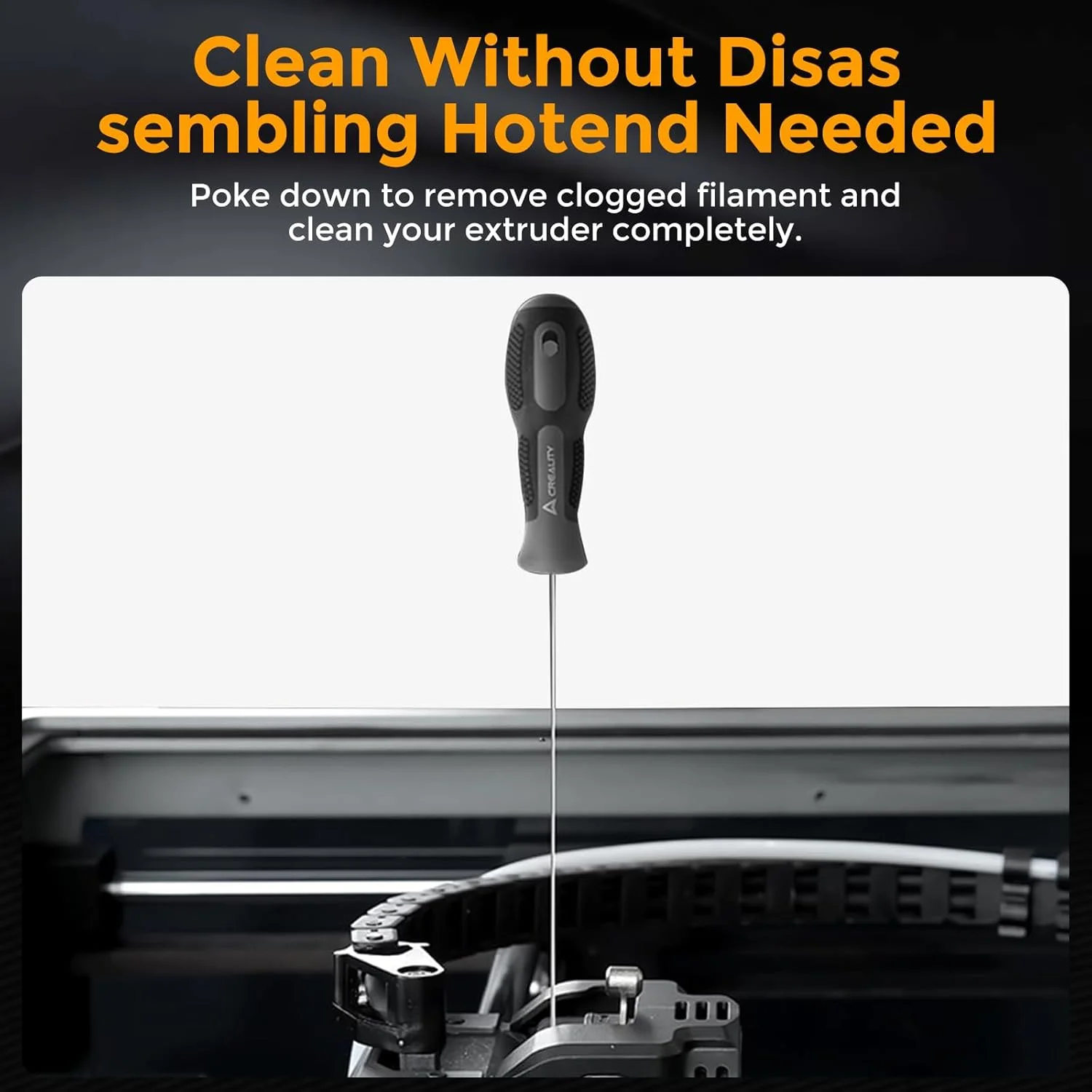 ابزار چاپگر سه بعدی Creality، قطر 1.5 میلی متر، کیت تمیز کننده نازل چاپگر سه بعدی برای نازل های فیلامنت 1.75 میلی متری، سوزن 210 میلی متری با سختی بالا و طولانی