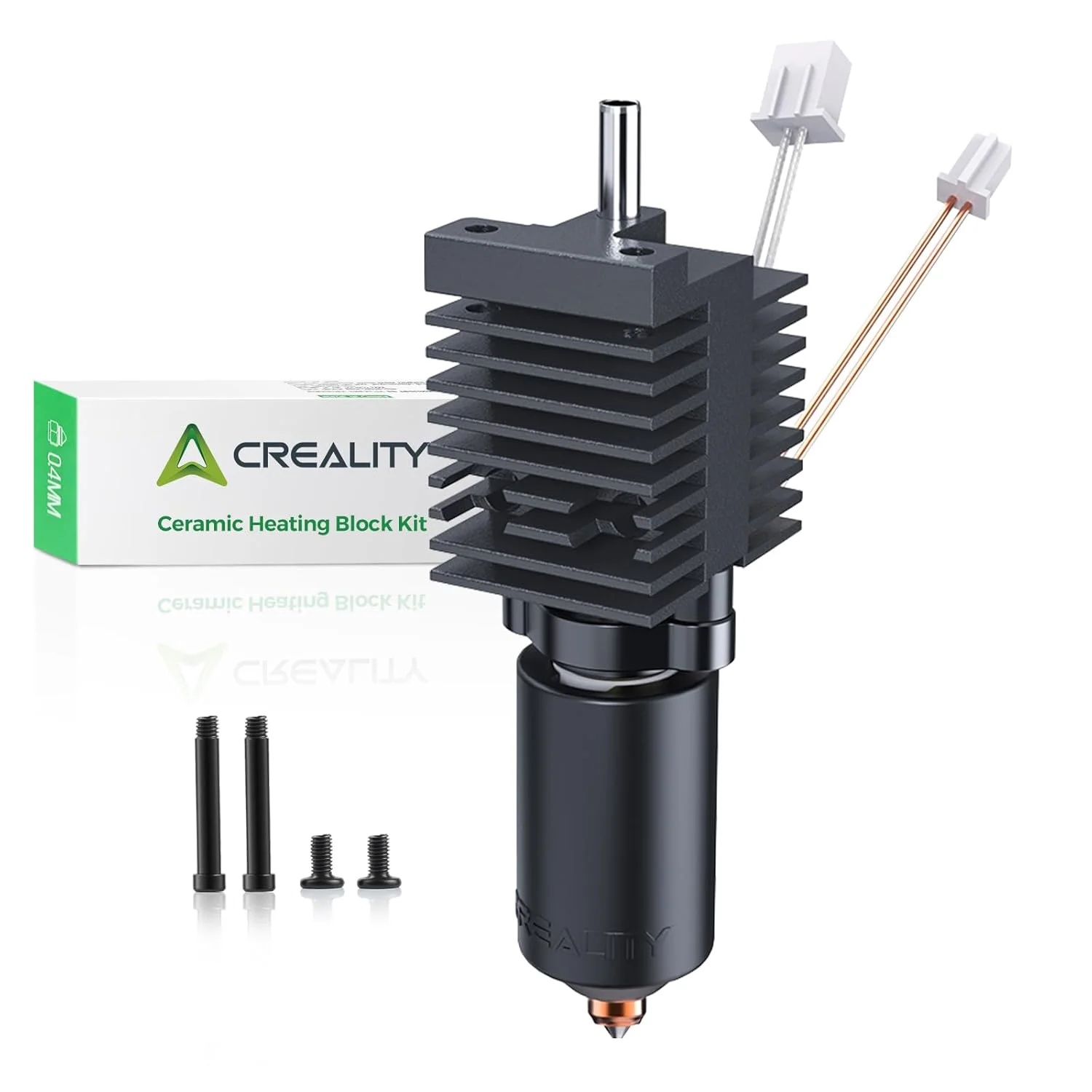 کیت بلوک گرمایش سرامیکی Creality K2/K2 Pro لوازم جانبی پرینتر سه بعدی: هدایت حرارتی بالا هات اند مقاوم در برابر دمای بالا 300 درجه سانتیگراد نازل 0.4 میلی متری تعویض سریع، برای پرینتر سه بعدی Creality K2 و K2 Pro