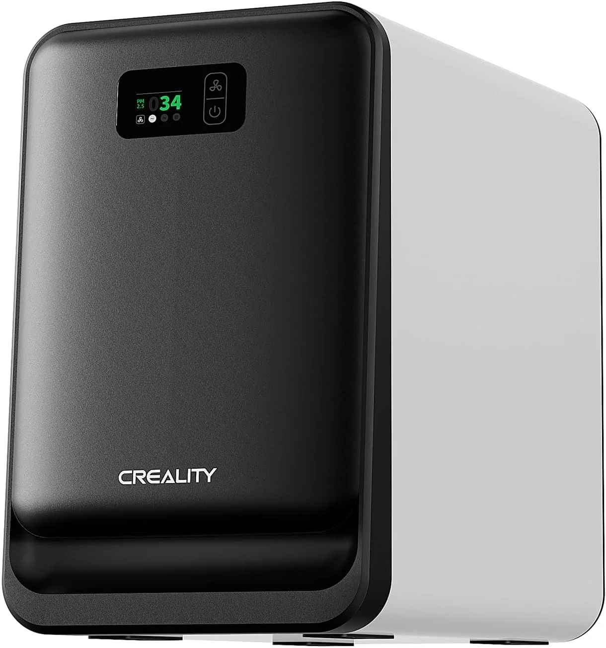 دستگاه تصفیه هوای پرینتر سه بعدی Creality، کربن فعال متراکم، تصفیه 360 درجه، عمر طولانی فیلتر، بازده فیلتراسیون 99٪، کنترل لمسی هوشمند، مناسب برای اکثر پرینترهای سه بعدی FDM