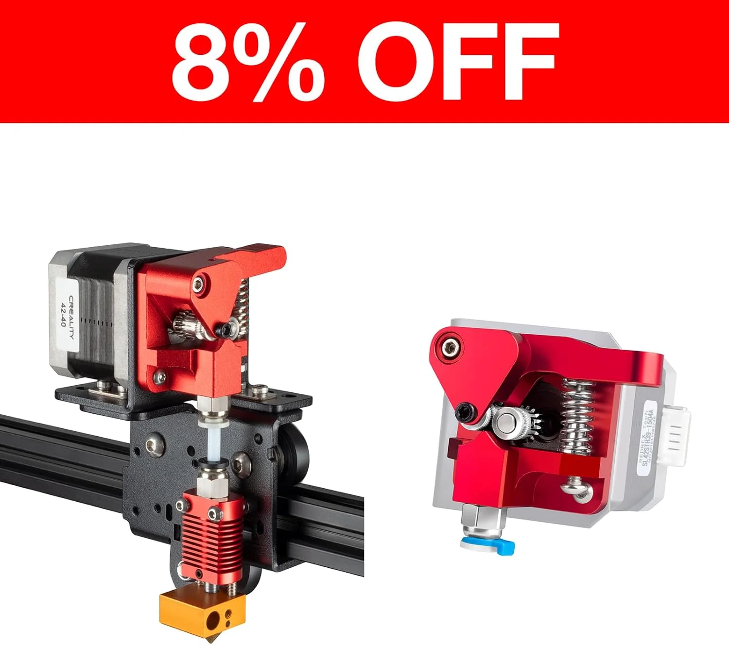 مجموعه براکت تبدیل درایو مستقیم Ender 3 با اکسترودر دنده دوبل به همراه دو واشر کیت ارتقاء فیدر درایو فلزی مجموعه براکت تبدیل درایو مستقیم Ender 3 با اکسترودر دنده دوبل به همراه دو واشر کیت ارتقاء فیدر درایو فلزی