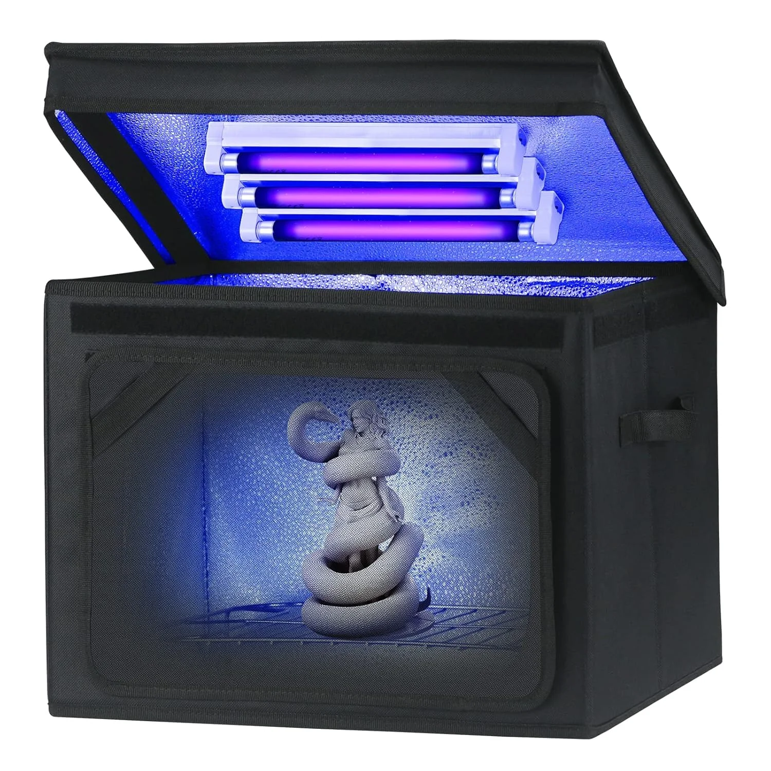 لامپ کیورینگ رزین برای پرینتر سه بعدی، جعبه کیورینگ بزرگ برای دستگاه پرینتر سه بعدی، نور ال ای دی 365 نانومتر، تثبیت رزین حساس به نور، 36 لیتر، لامپ 6 وات x3 لامپ کیورینگ رزین برای پرینتر سه بعدی، جعبه کیورینگ بزرگ برای دستگاه پرینتر سه بعدی، نور ال ای دی 365 نانومتر، تثبیت رزین حساس به نور، 36 لیتر، لامپ 6 وات x3