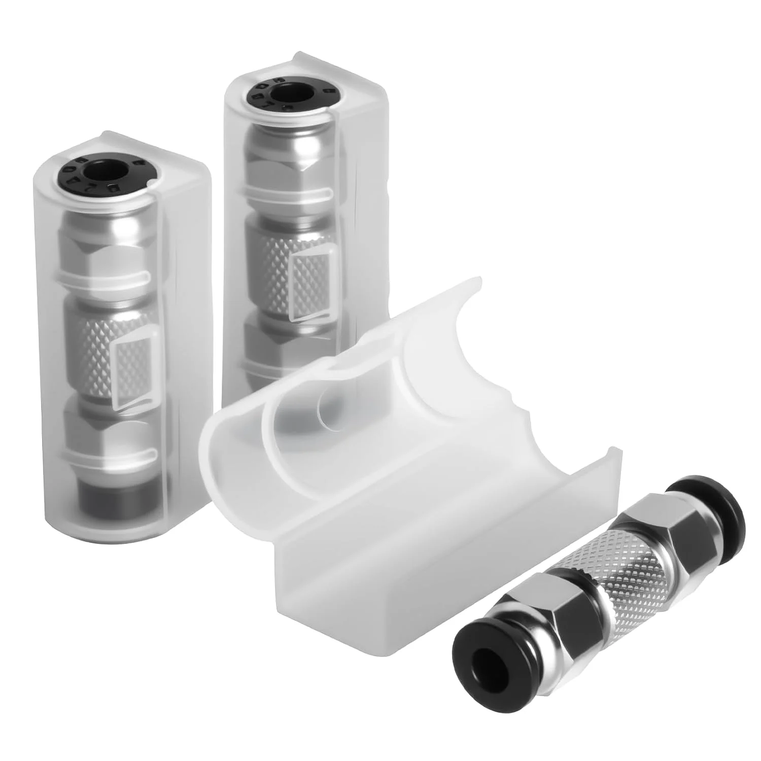 اتصال دهنده لوله PTFE استیل باودن سازگار با پرینترهای سه بعدی Bambu Lab X1/X1C/X1E/P1P/P1S، لوازم جانبی پرینتر سه بعدی مقاوم در برابر درجه حرارت بالا (3 عدد) اتصال دهنده لوله PTFE استیل باودن سازگار با پرینترهای سه بعدی Bambu Lab X1/X1C/X1E/P1P/P1S، لوازم جانبی پرینتر سه بعدی مقاوم در برابر درجه حرارت بالا (3 عدد)