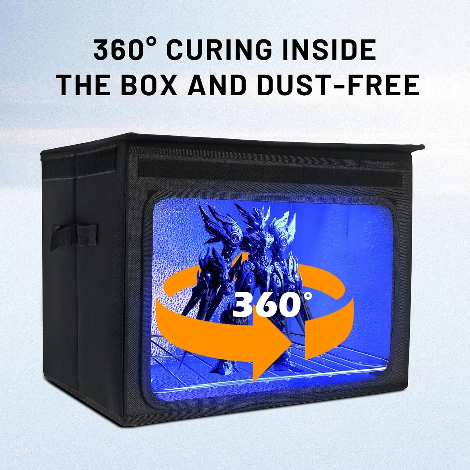 لامپ کیورینگ رزین برای پرینتر سه بعدی، جعبه کیورینگ بزرگ برای دستگاه پرینتر سه بعدی، نور ال ای دی 365 نانومتر، تثبیت رزین حساس به نور، 36 لیتر، لامپ 6 وات x3 لامپ کیورینگ رزین برای پرینتر سه بعدی، جعبه کیورینگ بزرگ برای دستگاه پرینتر سه بعدی، نور ال ای دی 365 نانومتر، تثبیت رزین حساس به نور، 36 لیتر، لامپ 6 وات x3