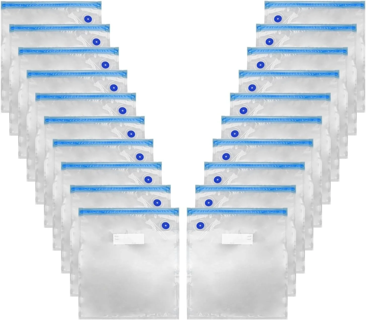 کیسه های فشرده سازی وکیوم برای نگهداری فیلامنت پرینتر سه بعدی با محافظت دو لایه زیپ، ضد رطوبت، قابل استفاده مجدد، محفظه نگهداری شفاف برای نگهداری فیلامنت 30X34 سانتی متر، بسته 20 عددی کیسه های فشرده سازی وکیوم برای نگهداری فیلامنت پرینتر سه بعدی با محافظت دو لایه زیپ، ضد رطوبت، قابل استفاده مجدد، محفظه نگهداری شفاف برای نگهداری فیلامنت 30X34 سانتی متر، بسته 20 عددی