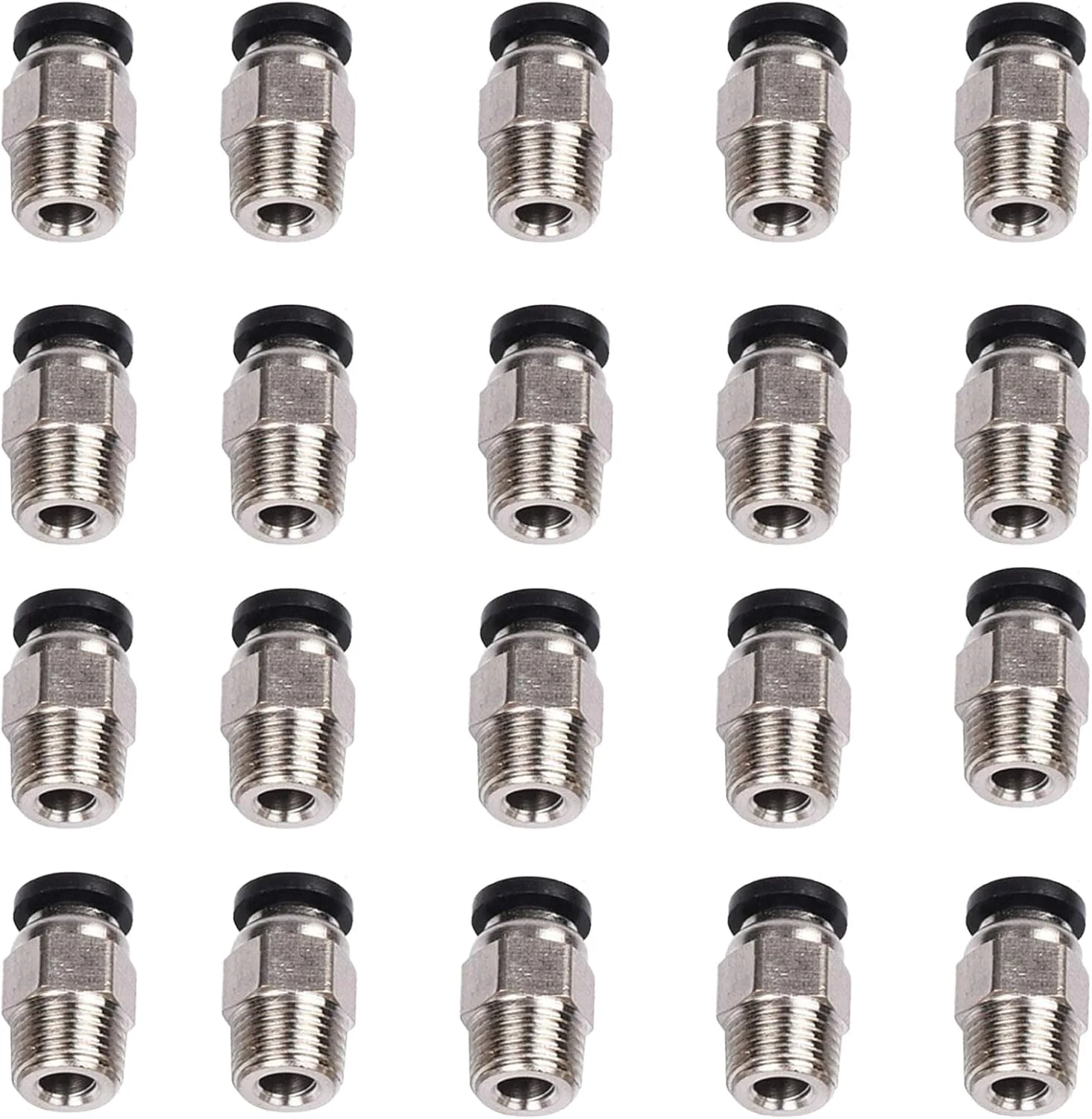 20 عدد اتصالات لوله PTFE PC4-M10 اتصالات اتصال سریع برای لوازم جانبی پرینتر سه بعدی فیلامنت 1.75 میلی متری کوپلر پنوماتیک آداپتور فشاری 20 عدد اتصالات لوله PTFE PC4-M10 اتصالات اتصال سریع برای لوازم جانبی پرینتر سه بعدی فیلامنت 1.75 میلی متری کوپلر پنوماتیک آداپتور فشاری