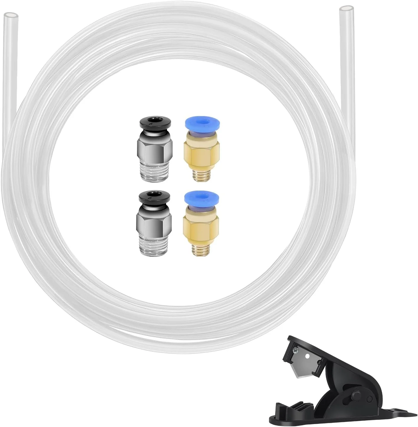 لوله تفلون PTFE طول 5 متر با کاتر و اتصال، 3 میلی متر ID X 4 میلی متر OD شلنگ پرینتر سه بعدی، لوله با درجه غذایی و مقاوم در برابر درجه حرارت بالا برای اکثر فیلامنت های 1.75 میلی متری PLA ABS پرینتر سه بعدی (شفاف) لوله تفلون PTFE طول 5 متر با کاتر و اتصال، 3 میلی متر ID X 4 میلی متر OD شلنگ پرینتر سه بعدی، لوله با درجه غذایی و مقاوم در برابر درجه حرارت بالا برای اکثر فیلامنت های 1.75 میلی متری PLA ABS پرینتر سه بعدی (شفاف)