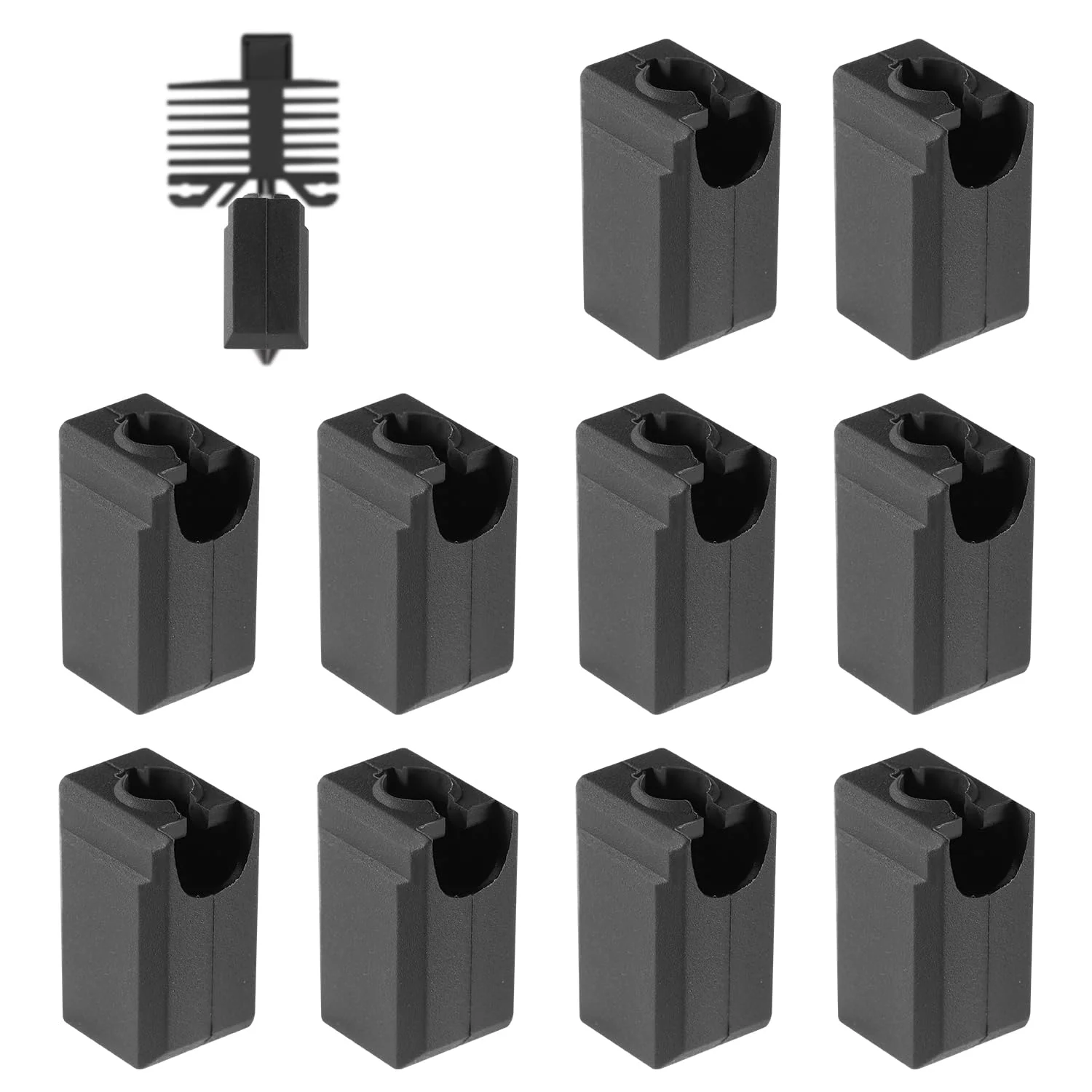 ۱۰ عدد روکش سیلیکونی سازگار با اکسترودر کربنی Bambu Lab X1 X1C P1P P1S، قطعات محافظ بلوک گرمایشی مقاوم در برابر حرارت بالا، لوازم جانبی چاپگر سه بعدی، روکش نازل ۱۰ عدد روکش سیلیکونی سازگار با اکسترودر کربنی Bambu Lab X1 X1C P1P P1S، قطعات محافظ بلوک گرمایشی مقاوم در برابر حرارت بالا، لوازم جانبی چاپگر سه بعدی، روکش نازل