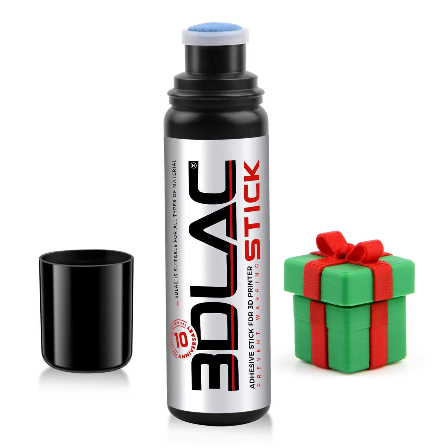 چسب بستر چاپگر سه بعدی 3DLAC، چسبندگی قوی، کاهش تاب برداشتن برای فیلامنت های ABS، PLA و PETG روی صفحات ساخت سازگار، 80 میلی لیتر چسب بستر چاپگر سه بعدی 3DLAC، چسبندگی قوی، کاهش تاب برداشتن برای فیلامنت های ABS، PLA و PETG روی صفحات ساخت سازگار، 80 میلی لیتر