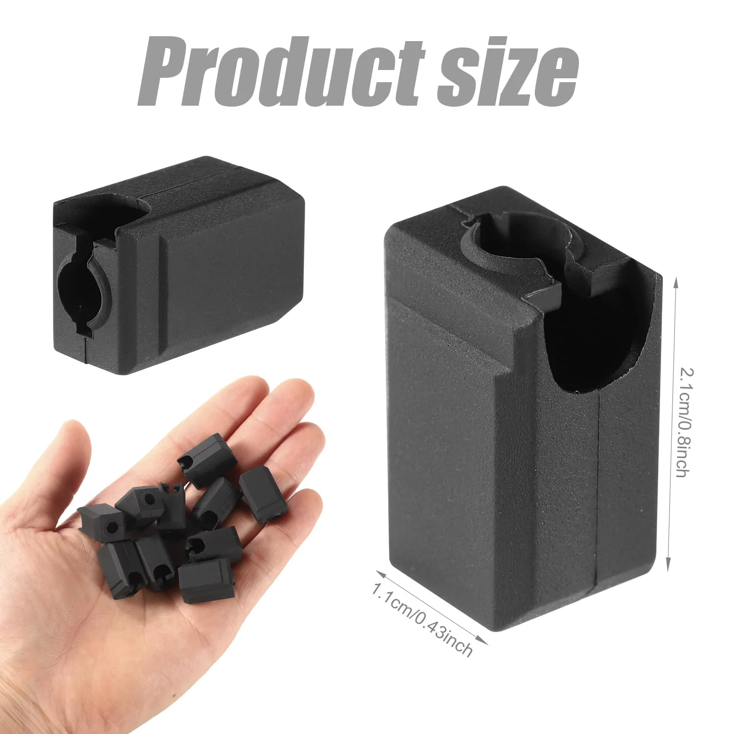 ۱۰ عدد روکش سیلیکونی سازگار با اکسترودر کربنی Bambu Lab X1 X1C P1P P1S، قطعات محافظ بلوک گرمایشی مقاوم در برابر حرارت بالا، لوازم جانبی چاپگر سه بعدی، روکش نازل