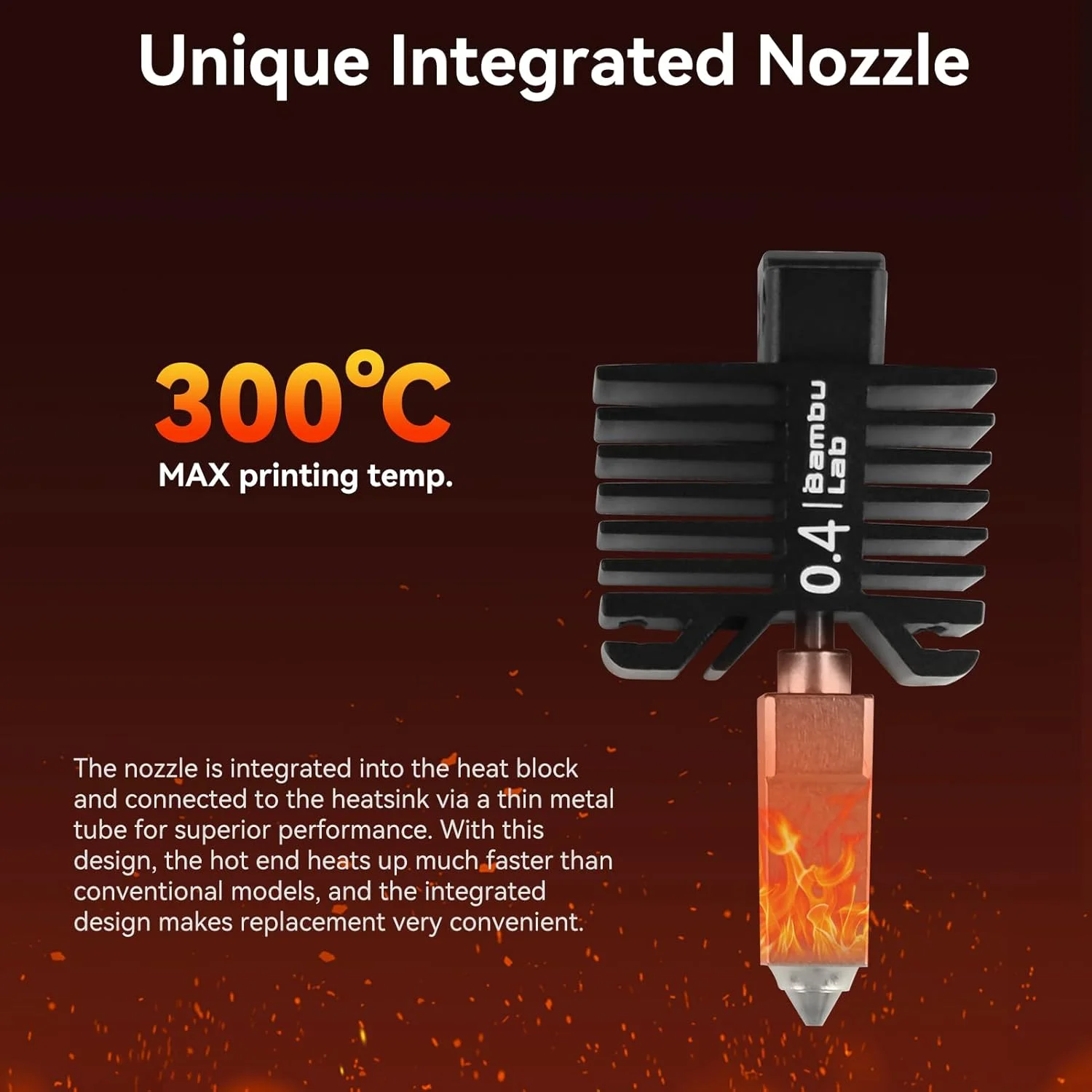 کیت کامل هات‌اند برای پرینتر سه بعدی سری X1 بامبو لب X1 کربن، X1، X1C، مجموعه کامل هات‌اند فولادی سخت شده با فن، ترمیستور، گرمکن سرامیکی، نازل 0.4 میلی‌متری، جایگزینی بلوک گرمایش اکسترودر