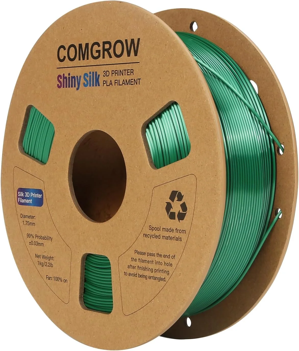 فیلامنت پرینتر سه بعدی PLA ابریشمی Comgrow، دو رنگ مشکی و سبز، فیلامنت PLA برای پرینت سه بعدی 1.75 میلی متر، رول 1 کیلوگرمی، فیلامنت سه بعدی ابریشمی براق Coextrusion و فیلامنت پرینتر سه بعدی PLA نارنجی 1 کیلوگرمی فیلامنت پرینتر سه بعدی PLA ابریشمی Comgrow، دو رنگ مشکی و سبز، فیلامنت PLA برای پرینت سه بعدی 1.75 میلی متر، رول 1 کیلوگرمی، فیلامنت سه بعدی ابریشمی براق Coextrusion و فیلامنت پرینتر سه بعدی PLA نارنجی 1 کیلوگرمی