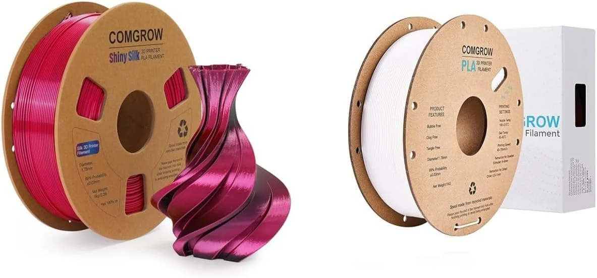 فیلامنت پرینتر سه بعدی PLA ابریشمی کامگرو، دو رنگ مشکی و قرمز، فیلامنت PLA برای پرینت سه بعدی 1.75 میلی متر، قرقره 1 کیلوگرمی، فیلامنت سه بعدی ابریشمی براق و فیلامنت PLA پرینتر سه بعدی سفید 1 کیلوگرمی فیلامنت پرینتر سه بعدی PLA ابریشمی کامگرو، دو رنگ مشکی و قرمز، فیلامنت PLA برای پرینت سه بعدی 1.75 میلی متر، قرقره 1 کیلوگرمی، فیلامنت سه بعدی ابریشمی براق و فیلامنت PLA پرینتر سه بعدی سفید 1 کیلوگرمی